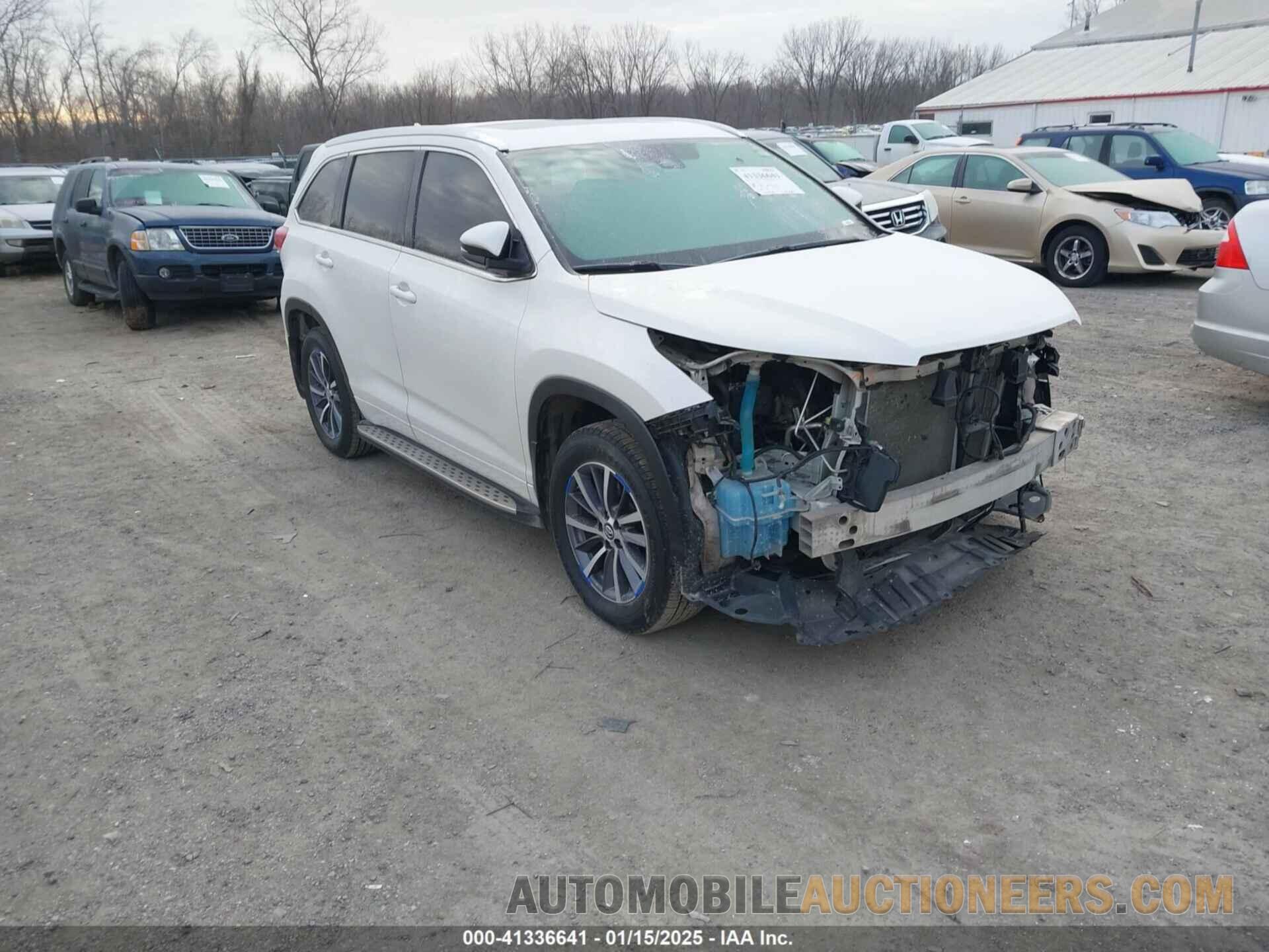 5TDKZRFH3JS541509 TOYOTA HIGHLANDER 2018