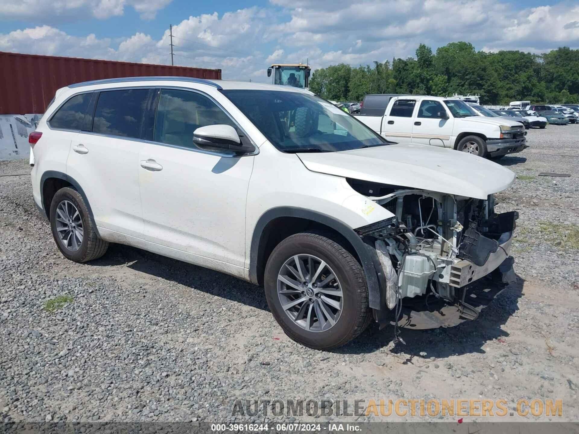 5TDKZRFH3JS549416 TOYOTA HIGHLANDER 2018