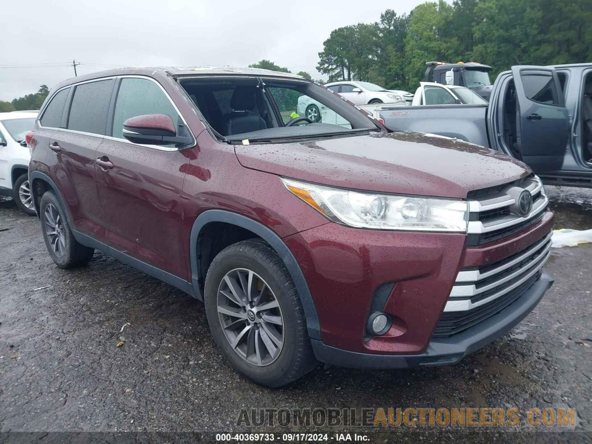 5TDKZRFH3KS308814 TOYOTA HIGHLANDER 2019