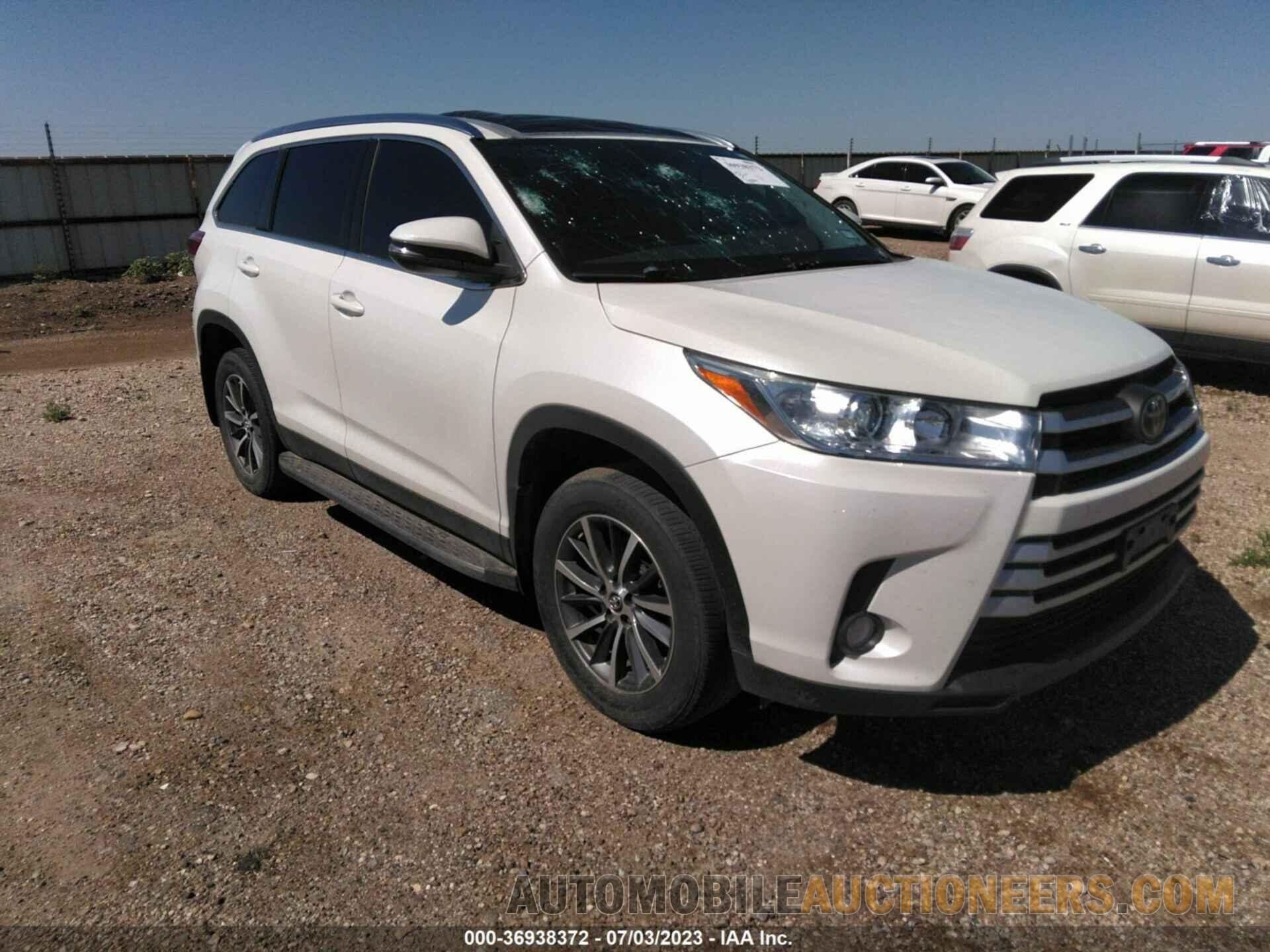 5TDKZRFH3KS308845 TOYOTA HIGHLANDER 2019