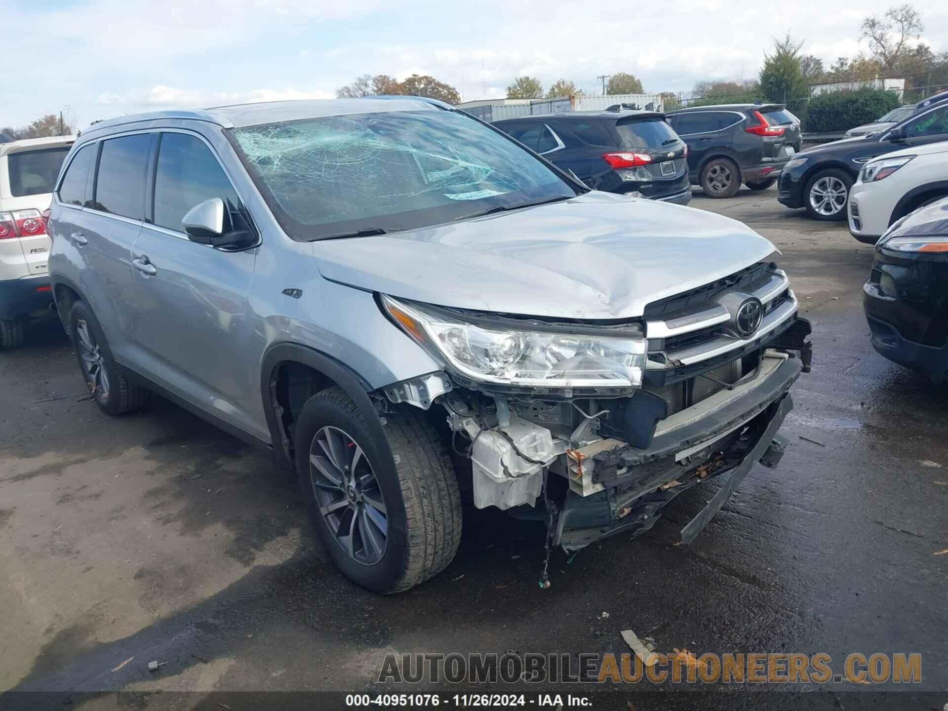 5TDKZRFH3KS334765 TOYOTA HIGHLANDER 2019