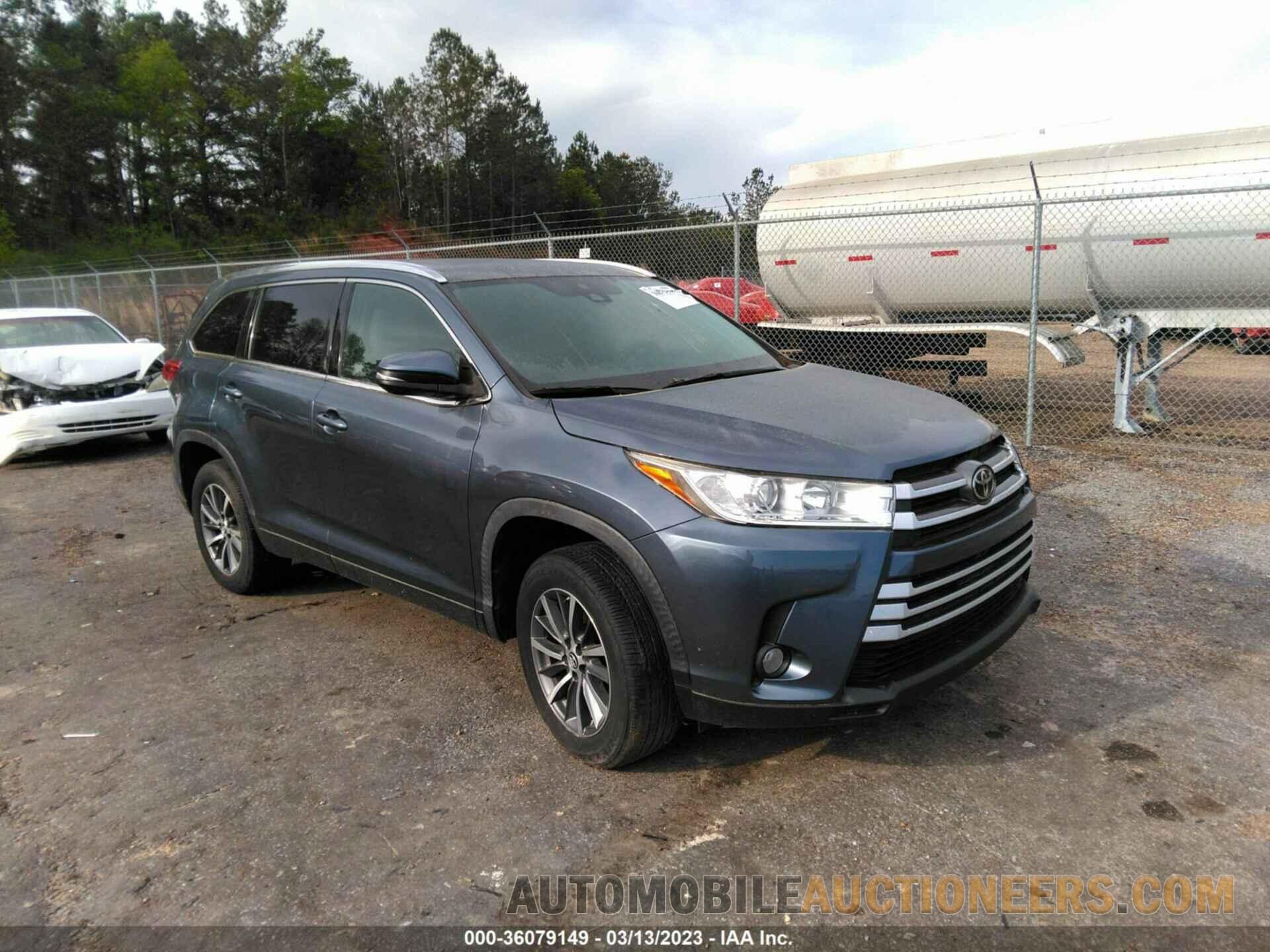 5TDKZRFH3KS345121 TOYOTA HIGHLANDER 2019