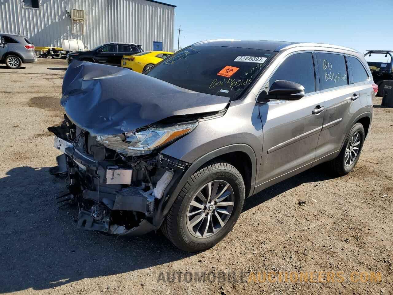 5TDKZRFH3KS364347 TOYOTA HIGHLANDER 2019