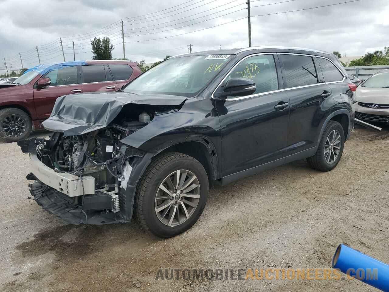 5TDKZRFH3KS559638 TOYOTA HIGHLANDER 2019