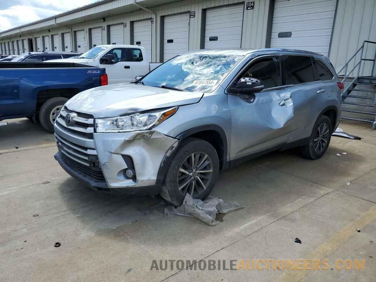 5TDKZRFH3KS568453 TOYOTA HIGHLANDER 2019