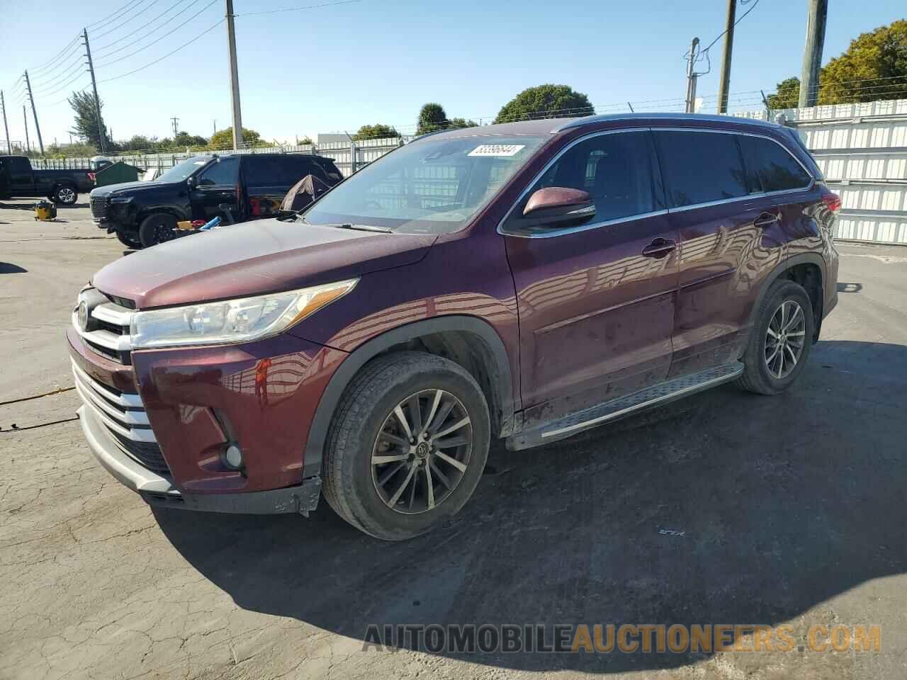 5TDKZRFH4HS187476 TOYOTA HIGHLANDER 2017