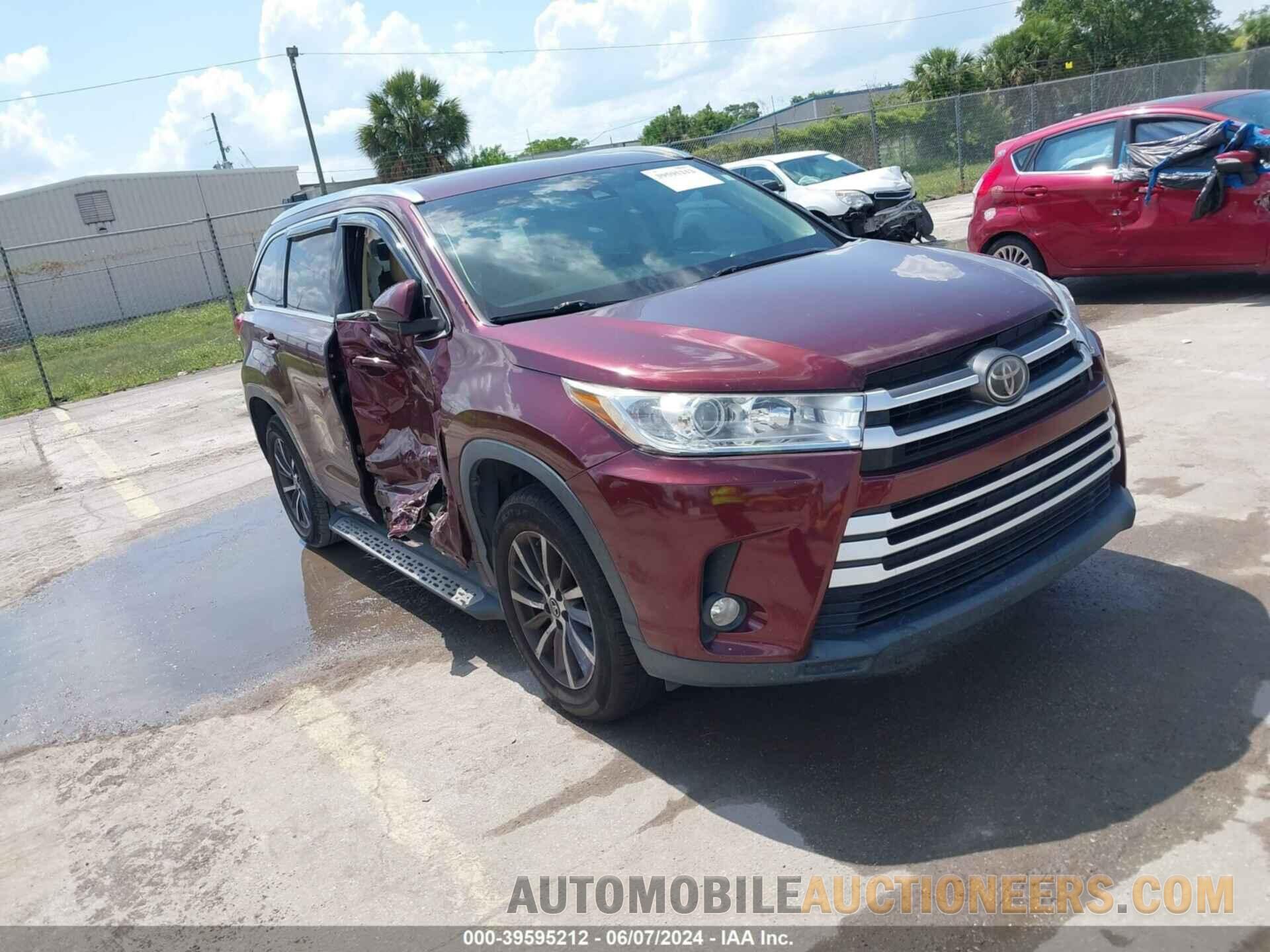 5TDKZRFH4HS220380 TOYOTA HIGHLANDER 2017