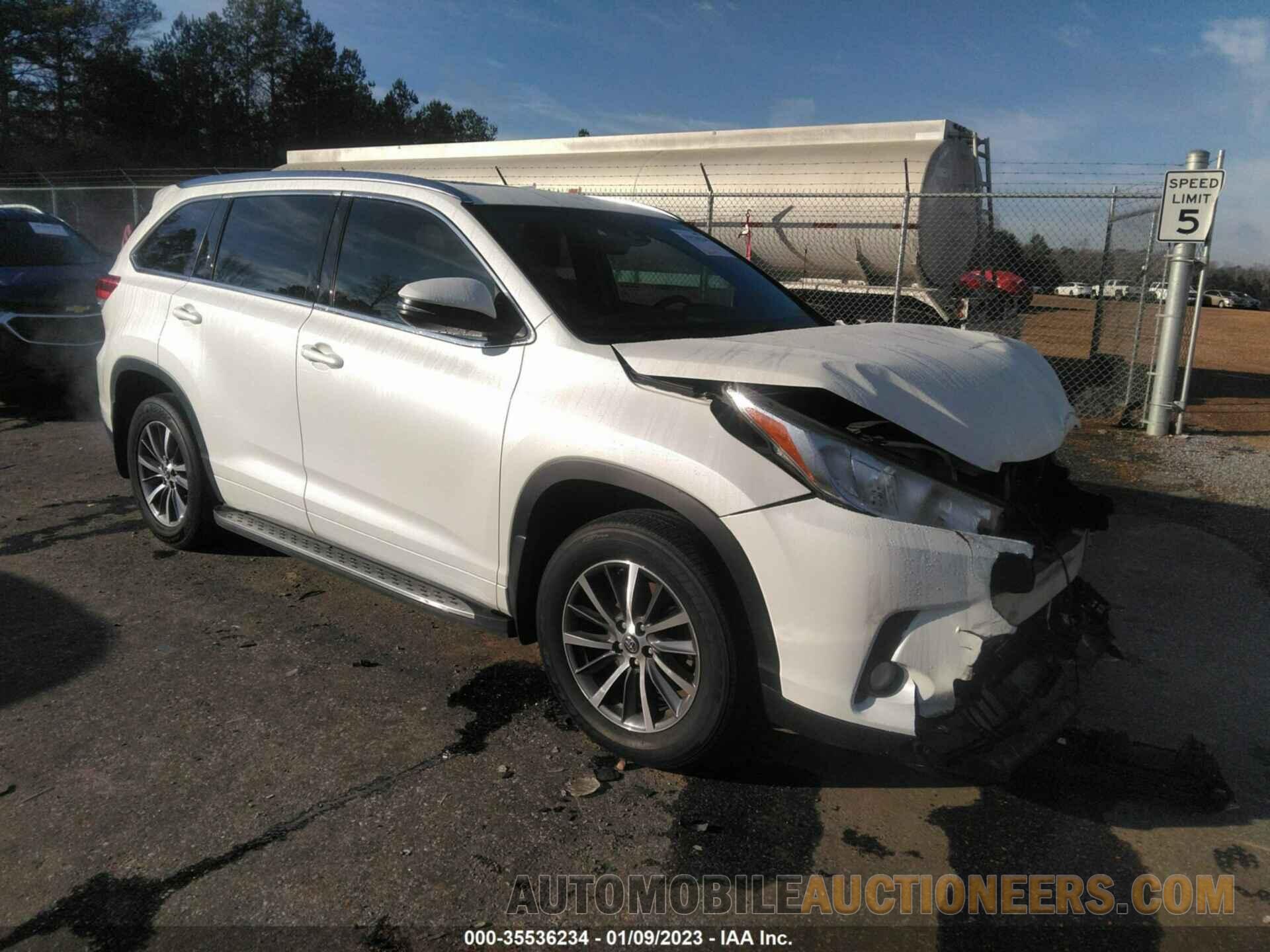 5TDKZRFH4HS514295 TOYOTA HIGHLANDER 2017