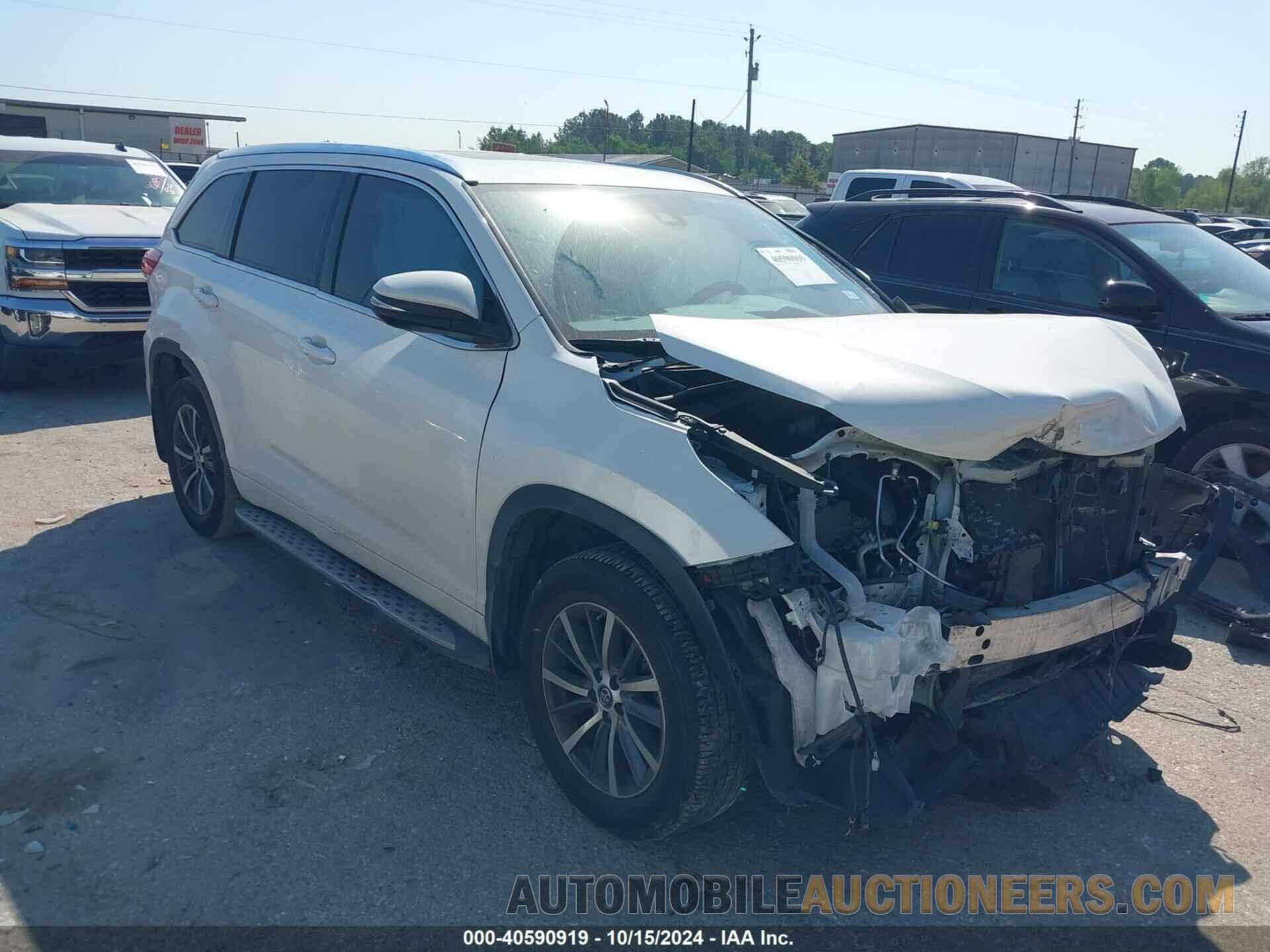 5TDKZRFH4HS517861 TOYOTA HIGHLANDER 2017