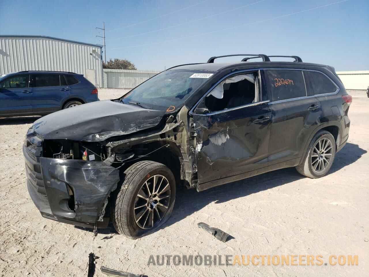 5TDKZRFH4HS521005 TOYOTA HIGHLANDER 2017