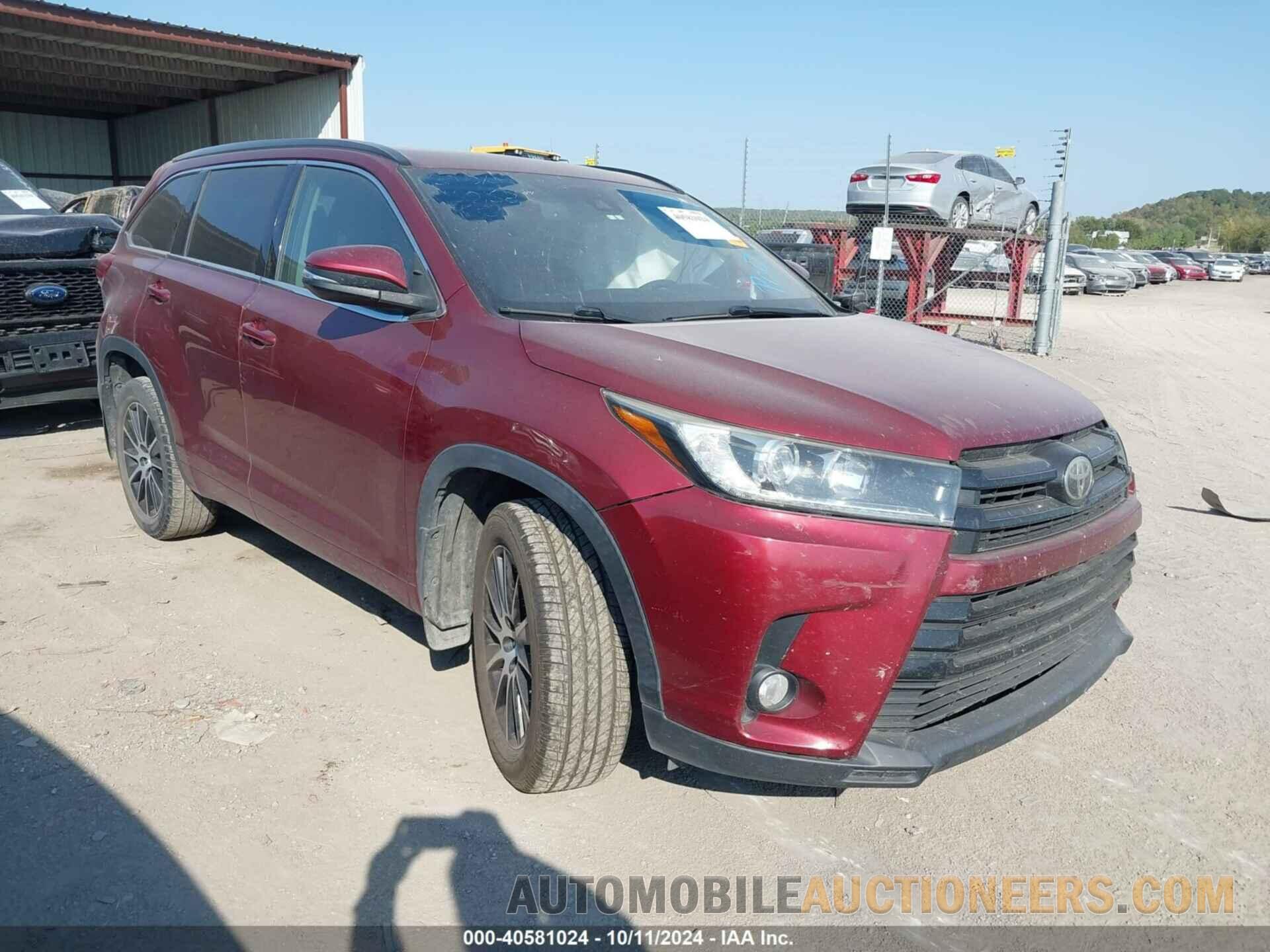 5TDKZRFH4HS522056 TOYOTA HIGHLANDER 2017