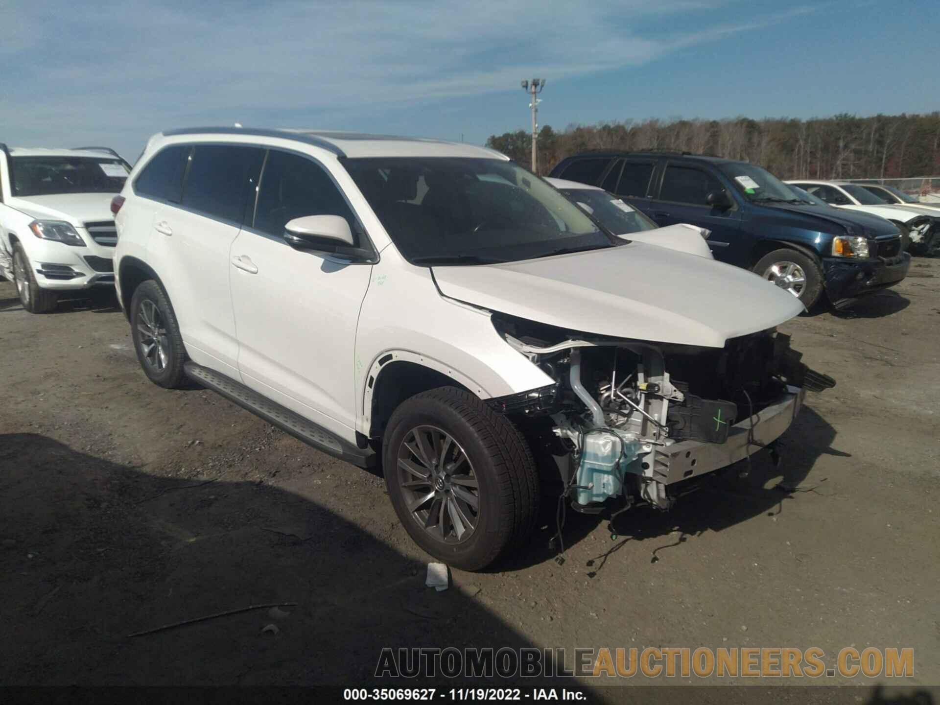 5TDKZRFH4HS524504 TOYOTA HIGHLANDER 2017