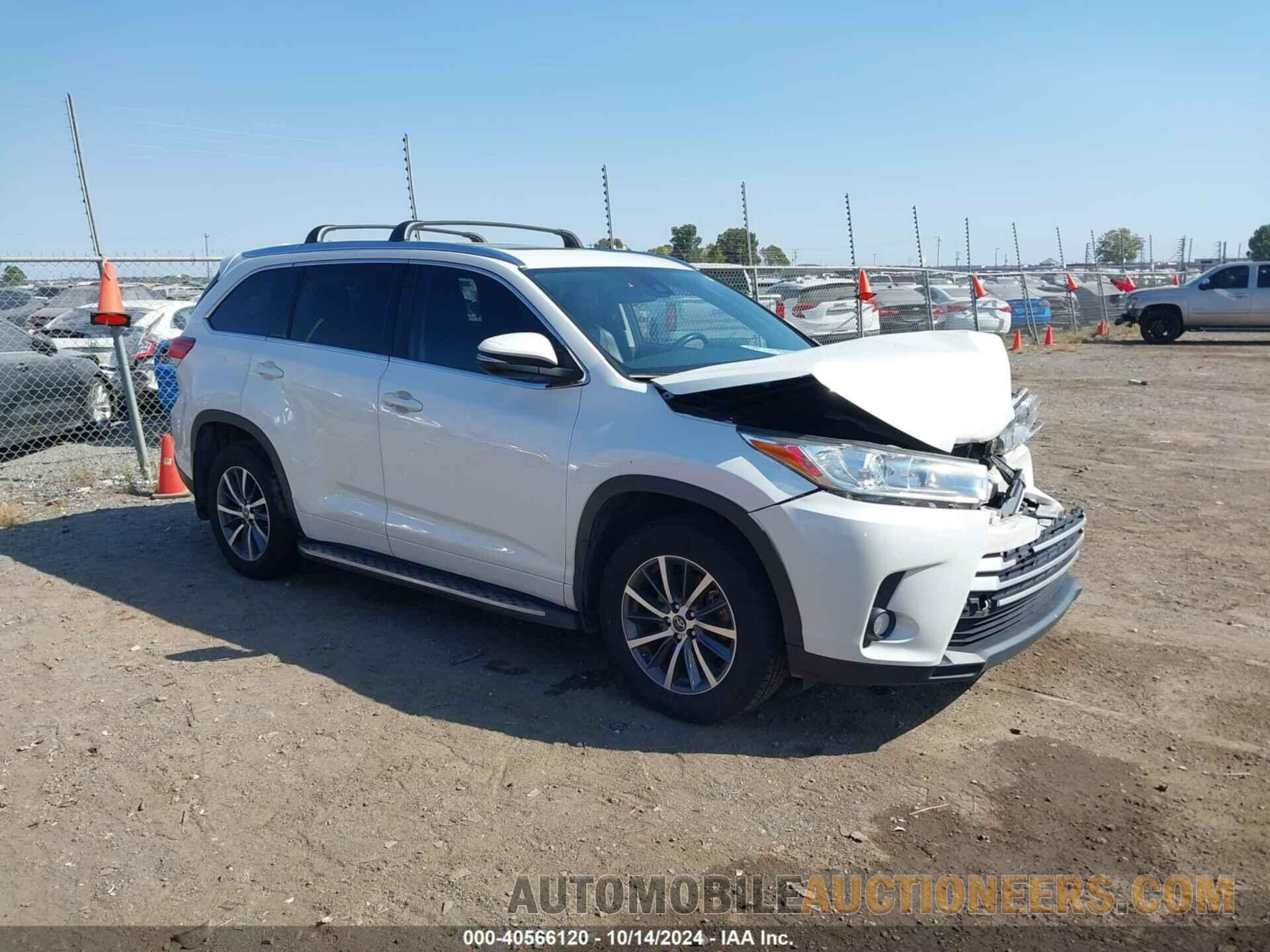 5TDKZRFH4HS524972 TOYOTA HIGHLANDER 2017