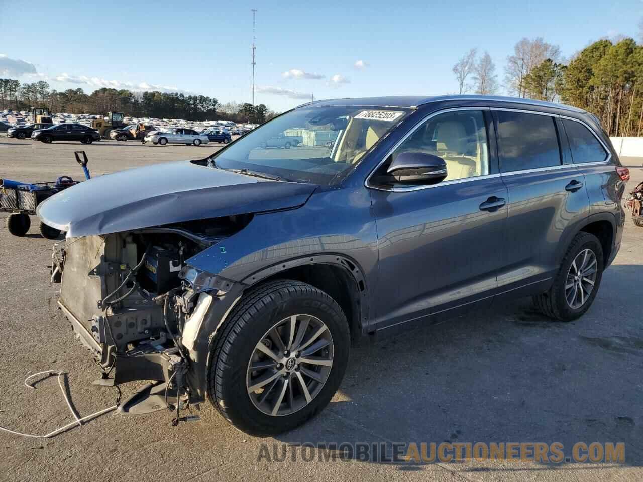 5TDKZRFH4JS258827 TOYOTA HIGHLANDER 2018