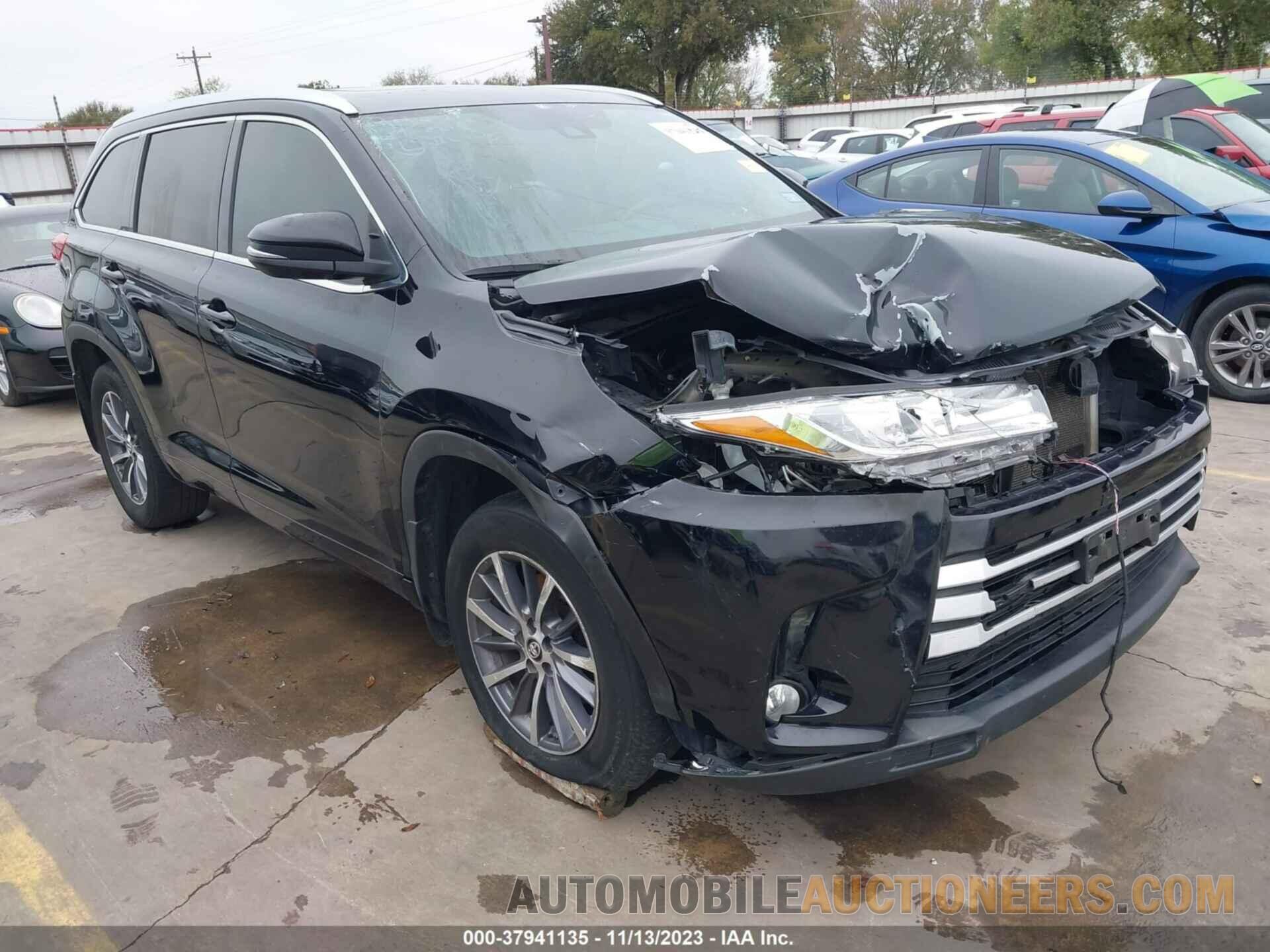 5TDKZRFH4JS271139 TOYOTA HIGHLANDER 2018