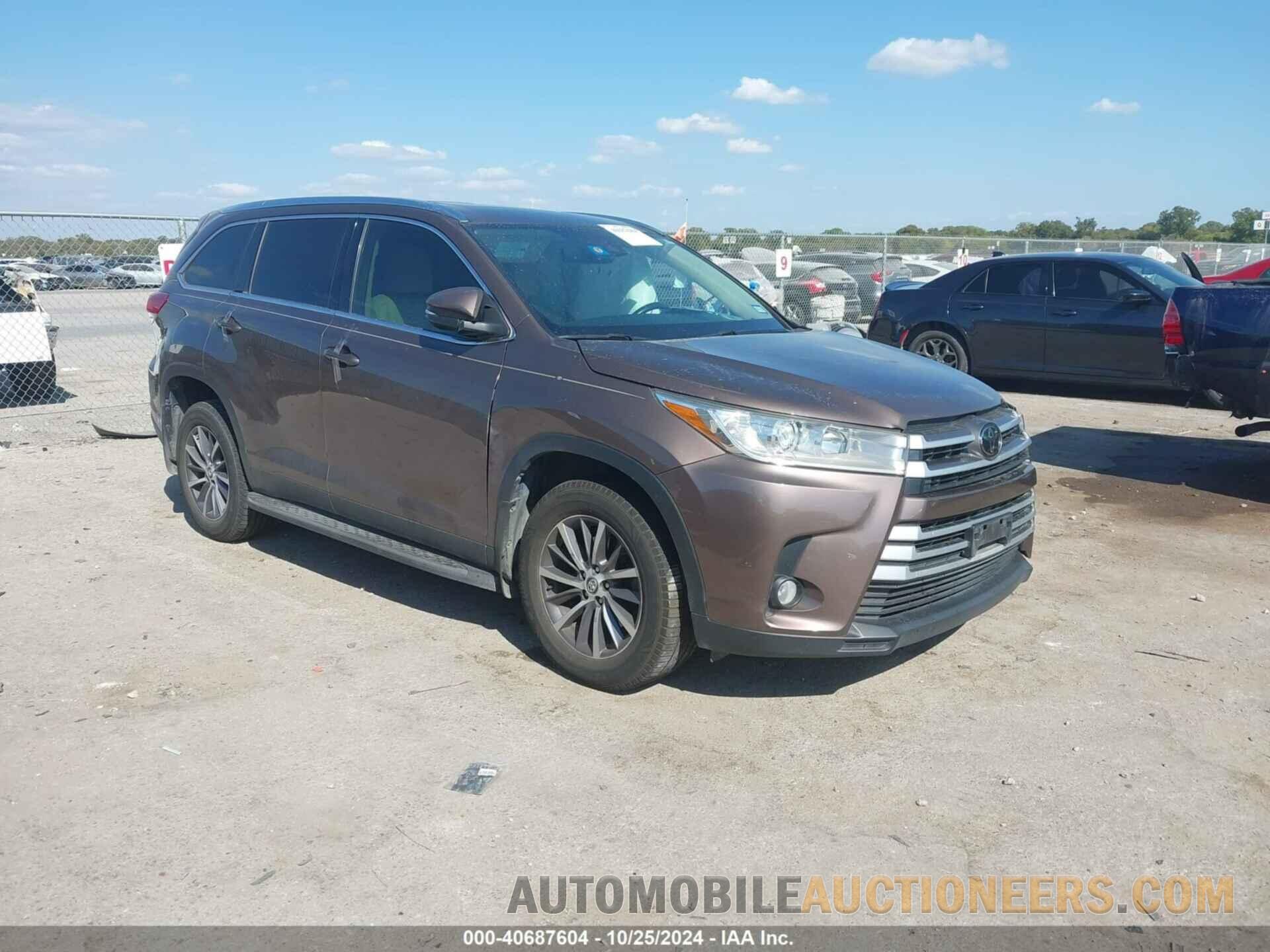 5TDKZRFH4KS290193 TOYOTA HIGHLANDER 2019