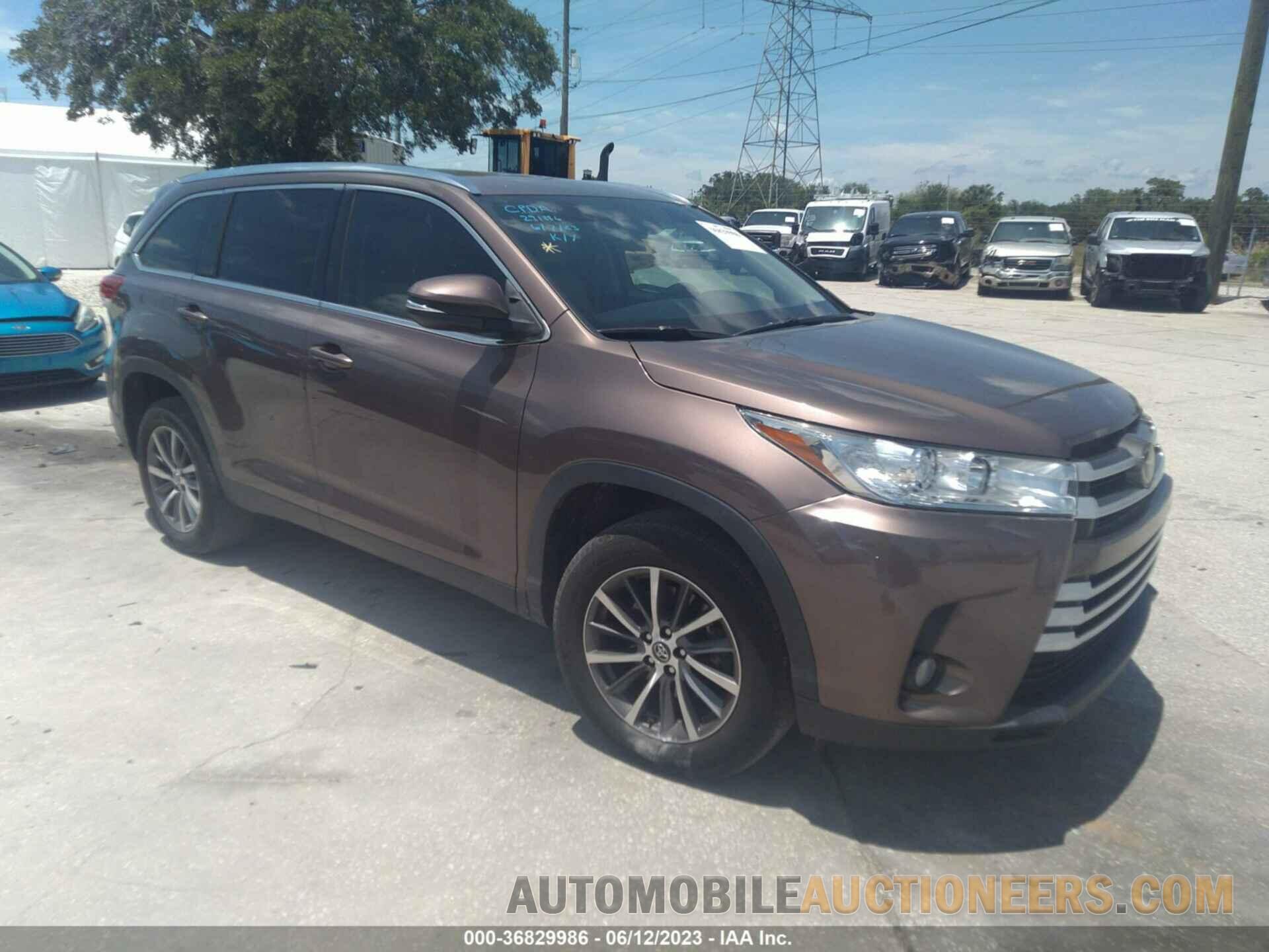 5TDKZRFH4KS303539 TOYOTA HIGHLANDER 2019