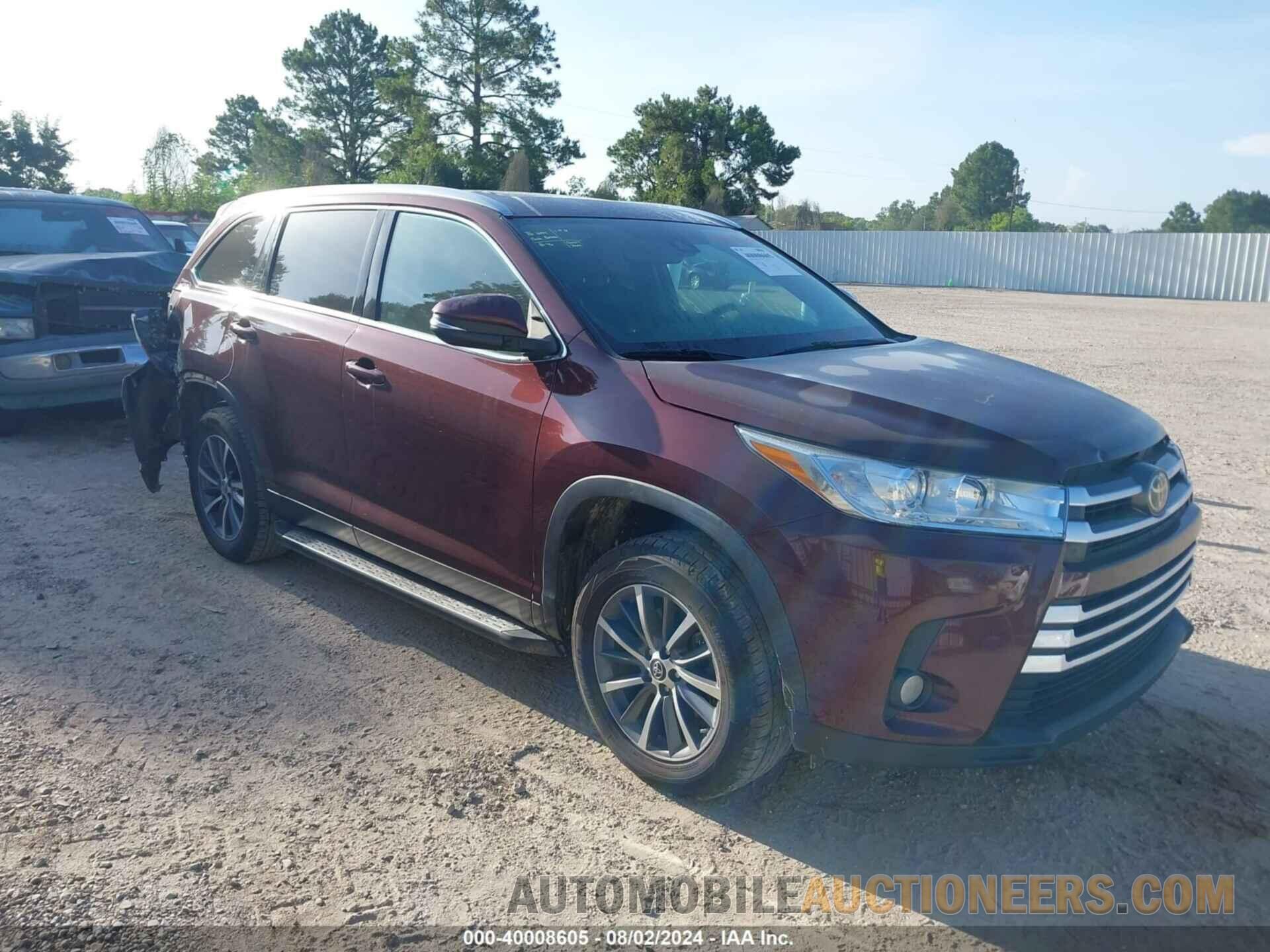 5TDKZRFH4KS348285 TOYOTA HIGHLANDER 2019