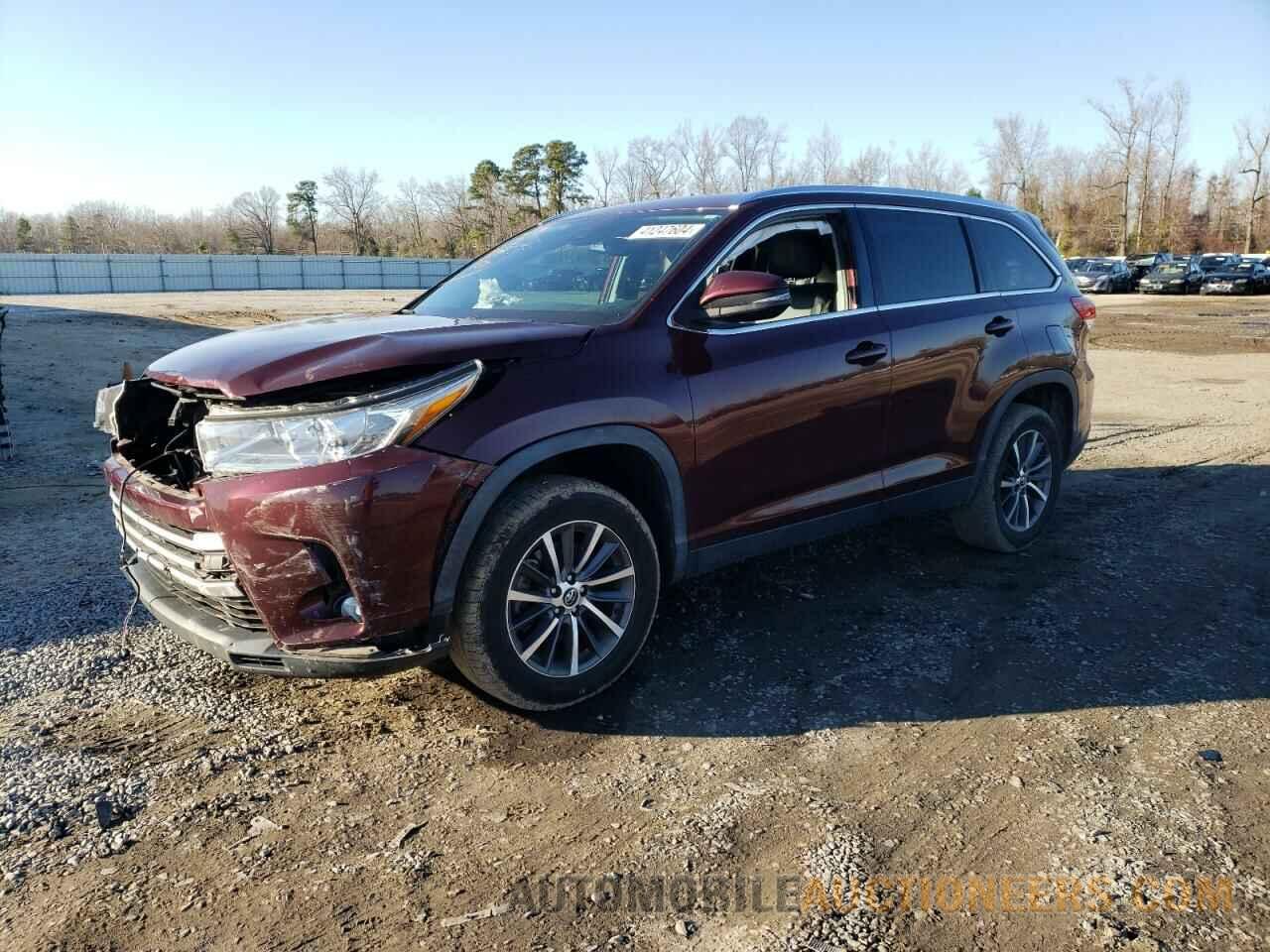 5TDKZRFH4KS351770 TOYOTA HIGHLANDER 2019