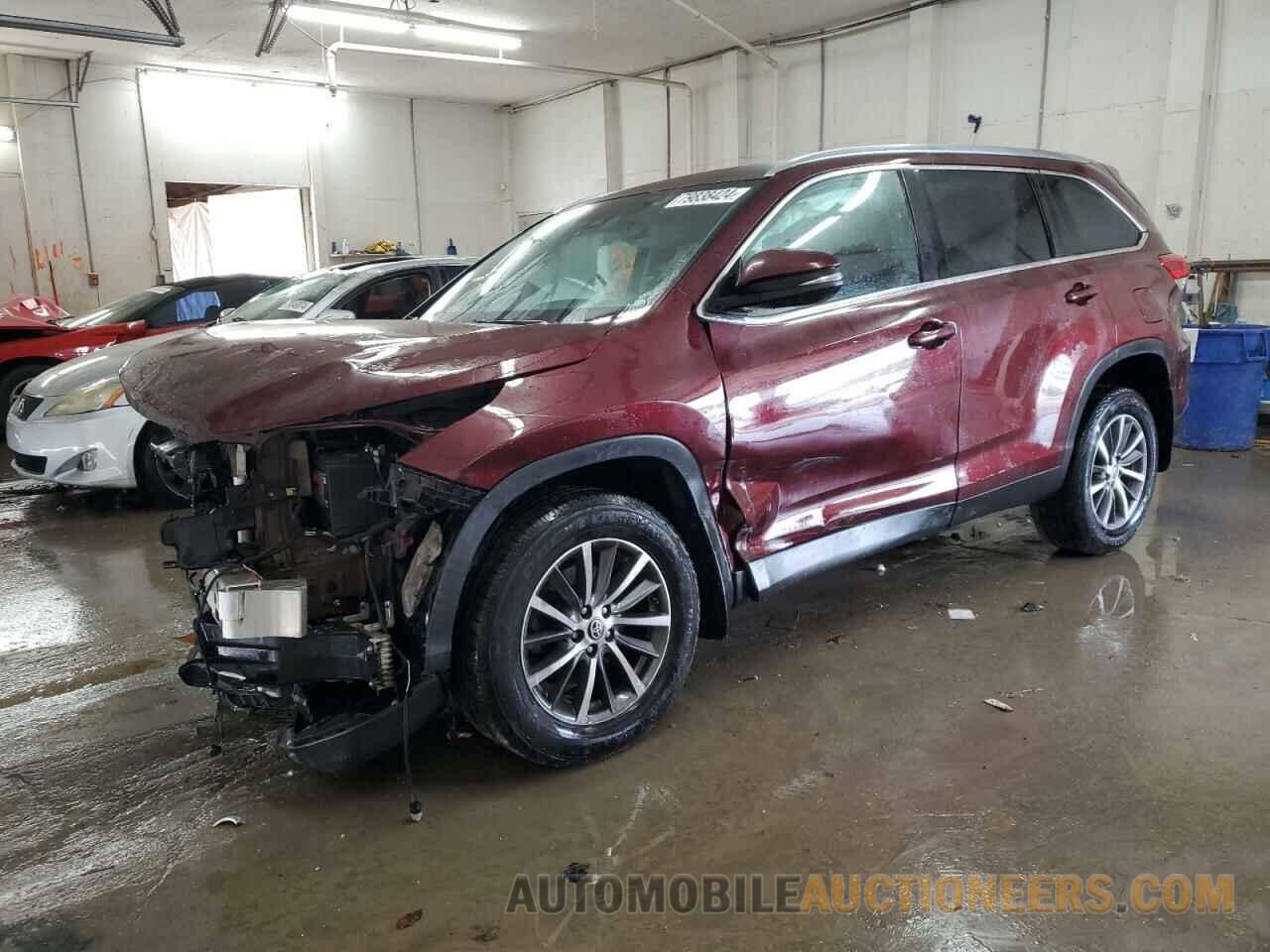 5TDKZRFH4KS370030 TOYOTA HIGHLANDER 2019