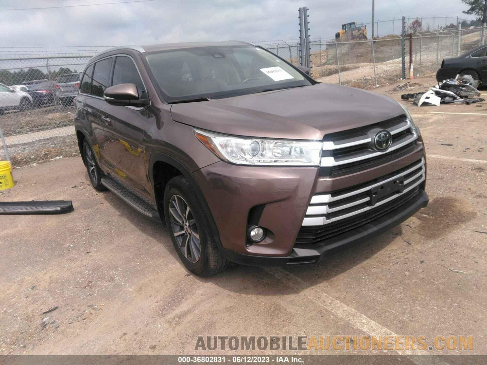 5TDKZRFH5HS194288 TOYOTA HIGHLANDER 2017