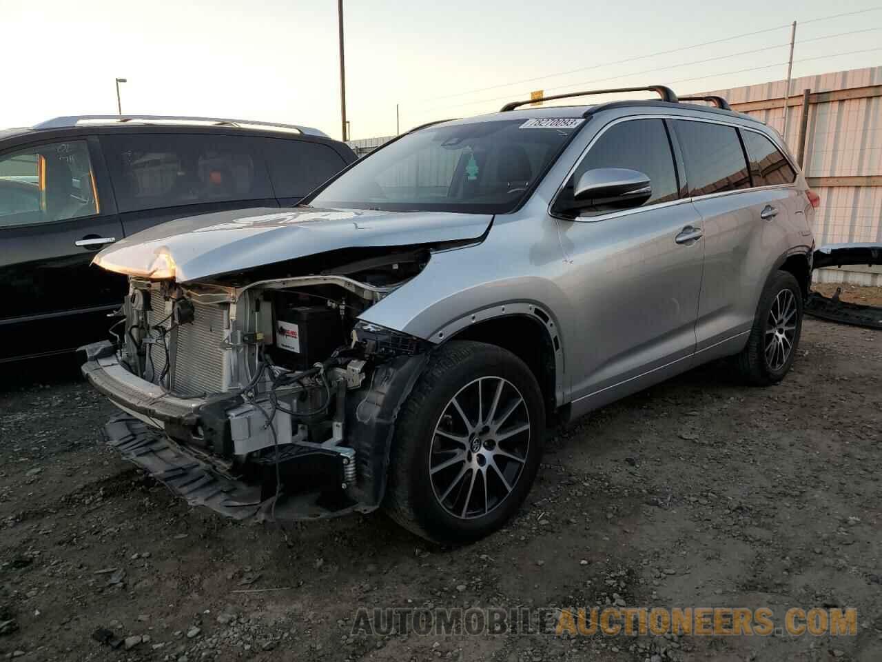 5TDKZRFH5HS195098 TOYOTA HIGHLANDER 2017