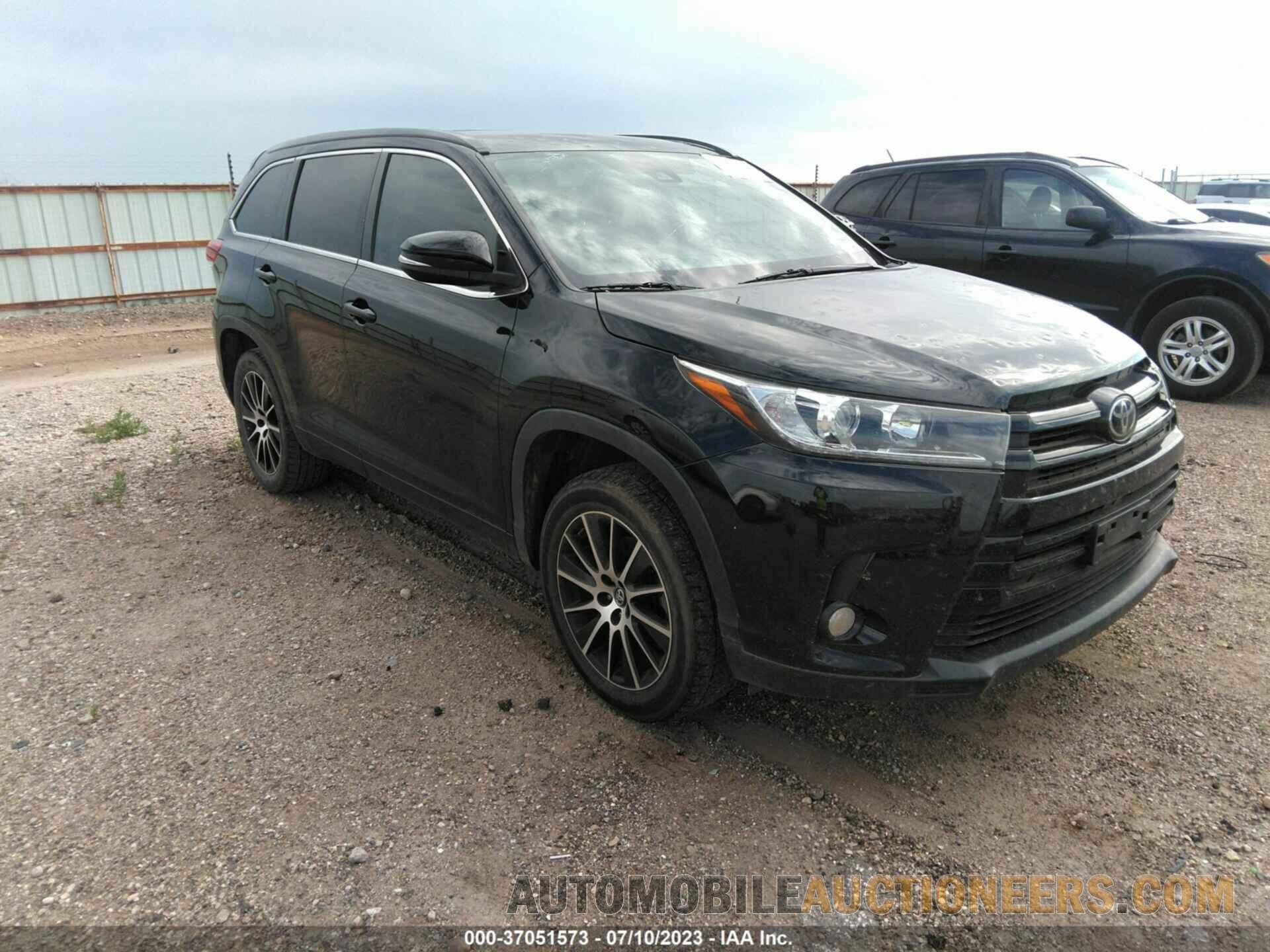 5TDKZRFH5HS196185 TOYOTA HIGHLANDER 2017