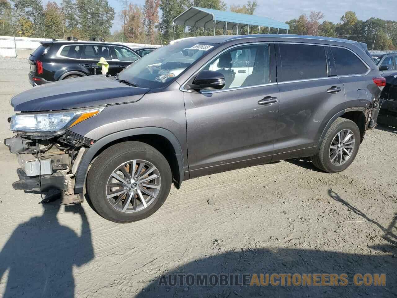 5TDKZRFH5HS205046 TOYOTA HIGHLANDER 2017