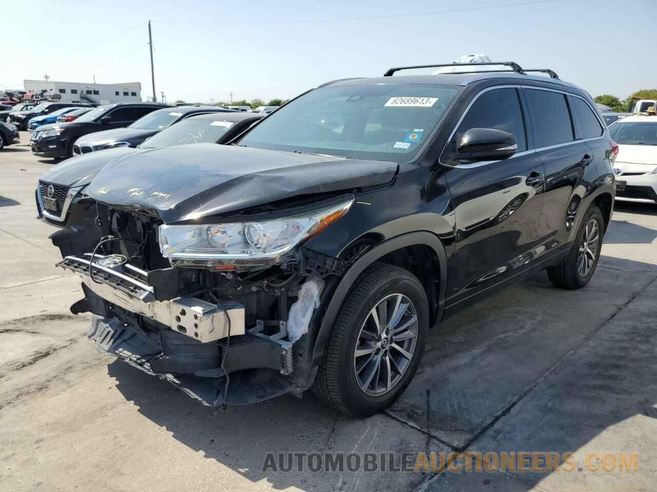 5TDKZRFH5HS209310 TOYOTA HIGHLANDER 2017