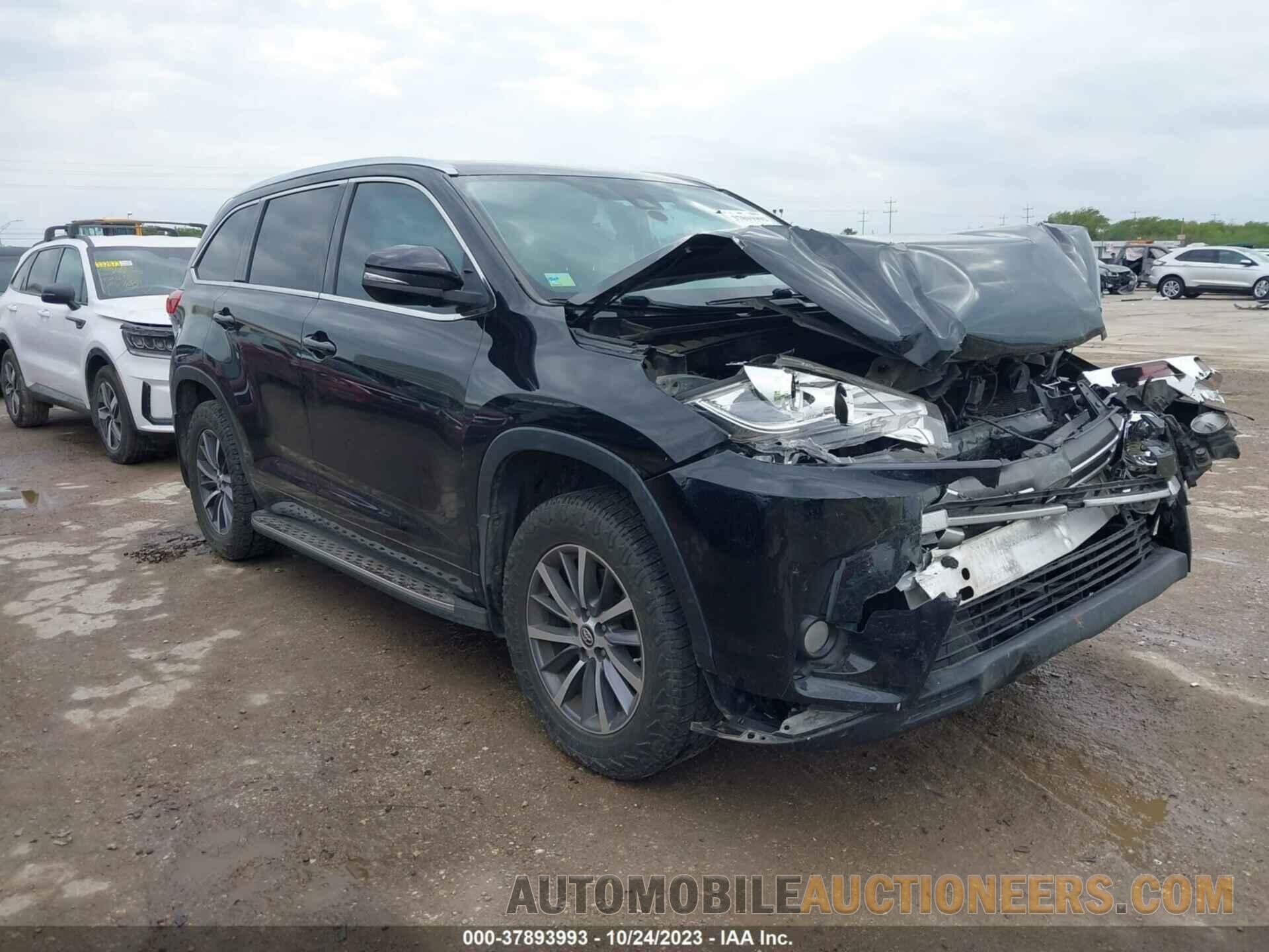 5TDKZRFH5HS213843 TOYOTA HIGHLANDER 2017