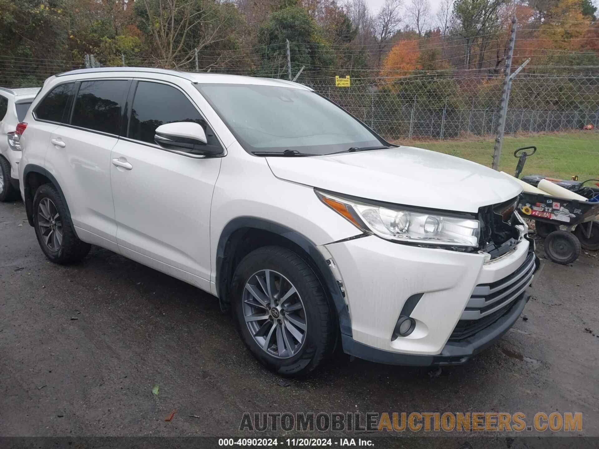 5TDKZRFH5HS517867 TOYOTA HIGHLANDER 2017