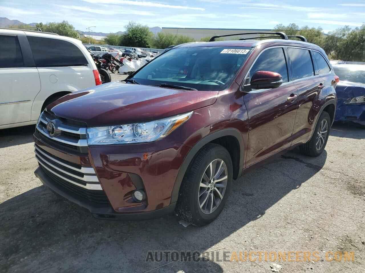 5TDKZRFH5JS248193 TOYOTA HIGHLANDER 2018