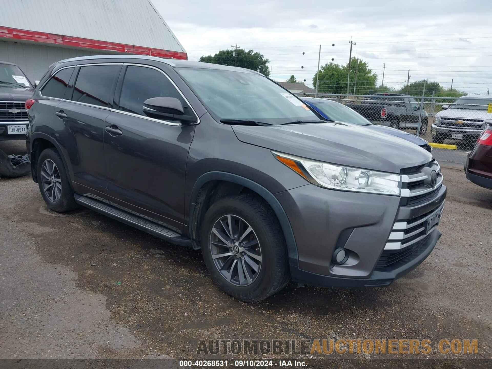 5TDKZRFH5JS536702 TOYOTA HIGHLANDER 2018