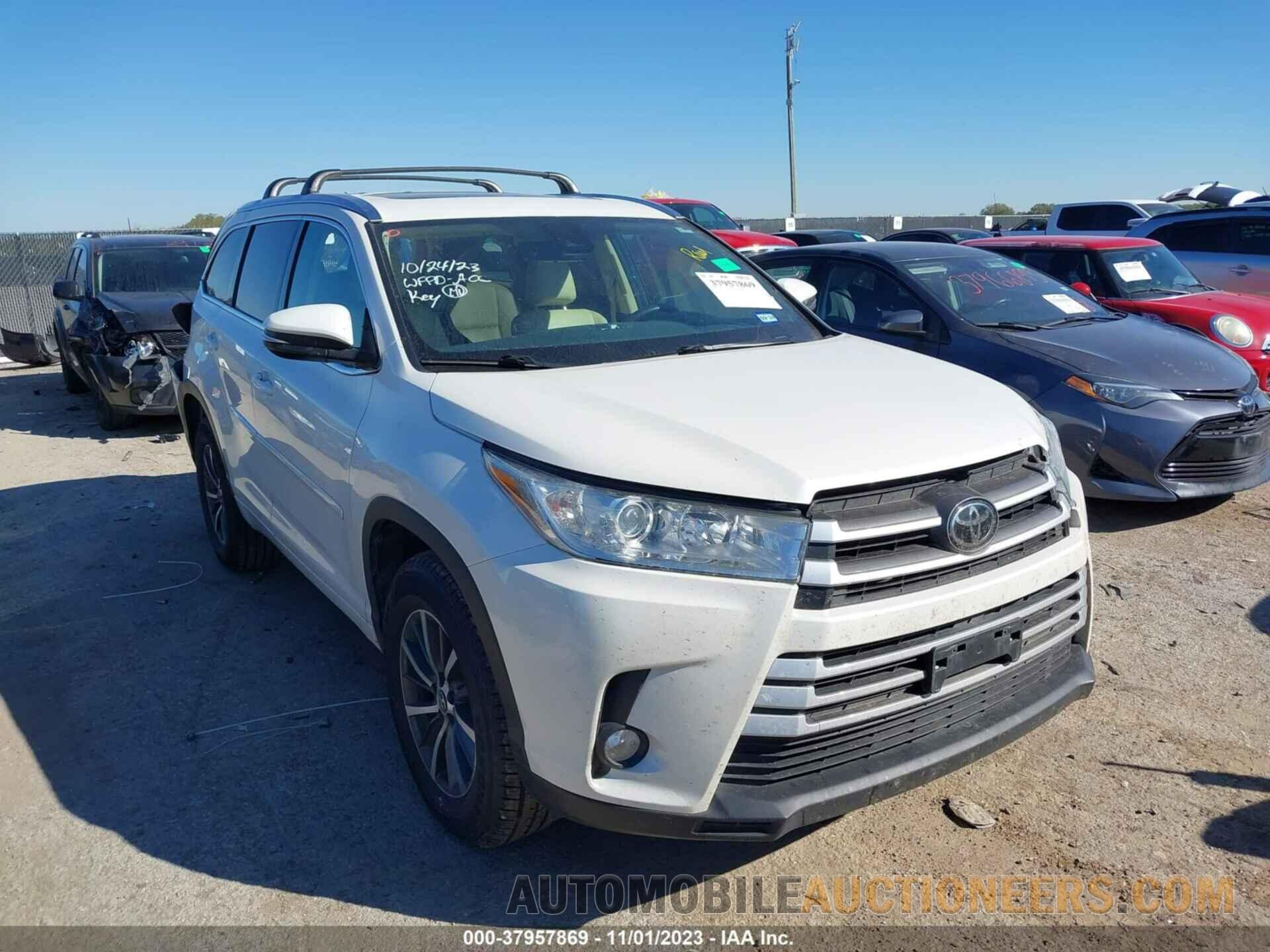 5TDKZRFH5JS549532 TOYOTA HIGHLANDER 2018