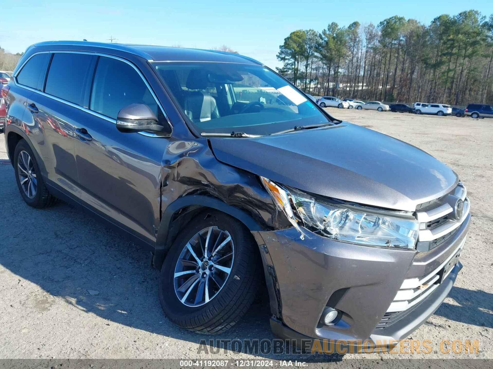 5TDKZRFH5KS314307 TOYOTA HIGHLANDER 2019