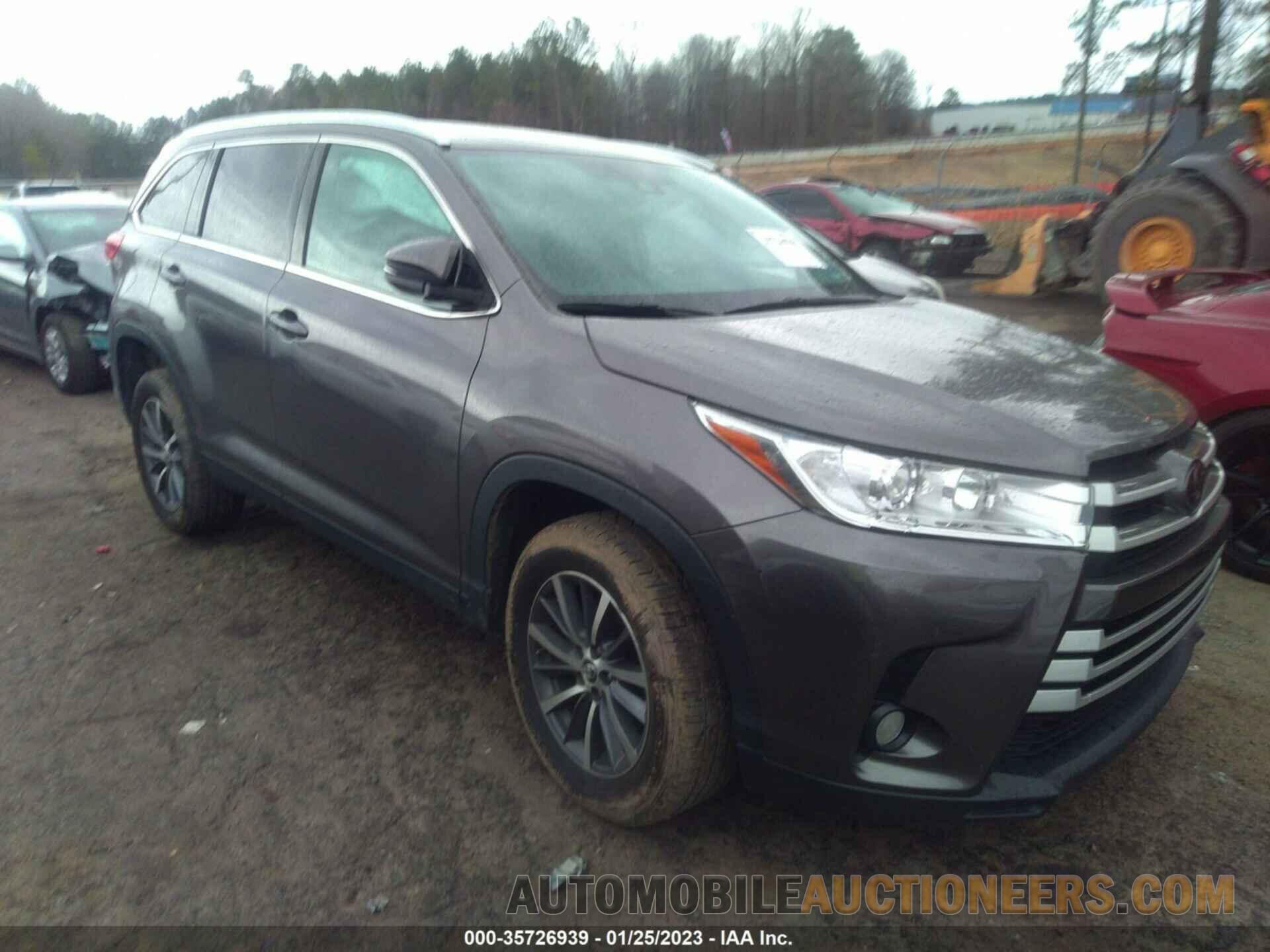 5TDKZRFH5KS550729 TOYOTA HIGHLANDER 2019