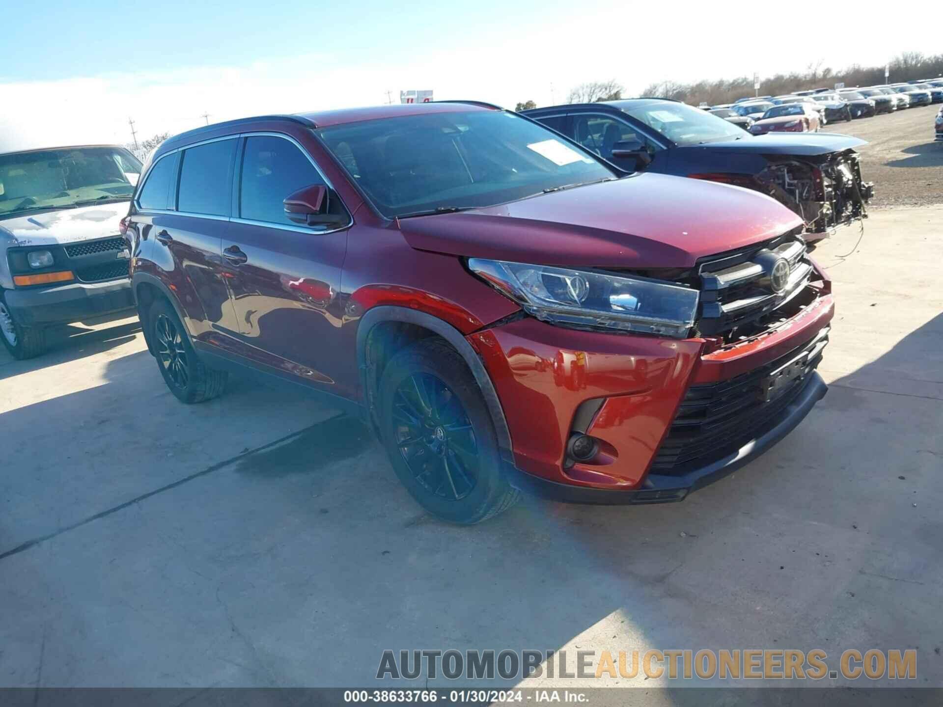 5TDKZRFH5KS569023 TOYOTA HIGHLANDER 2019