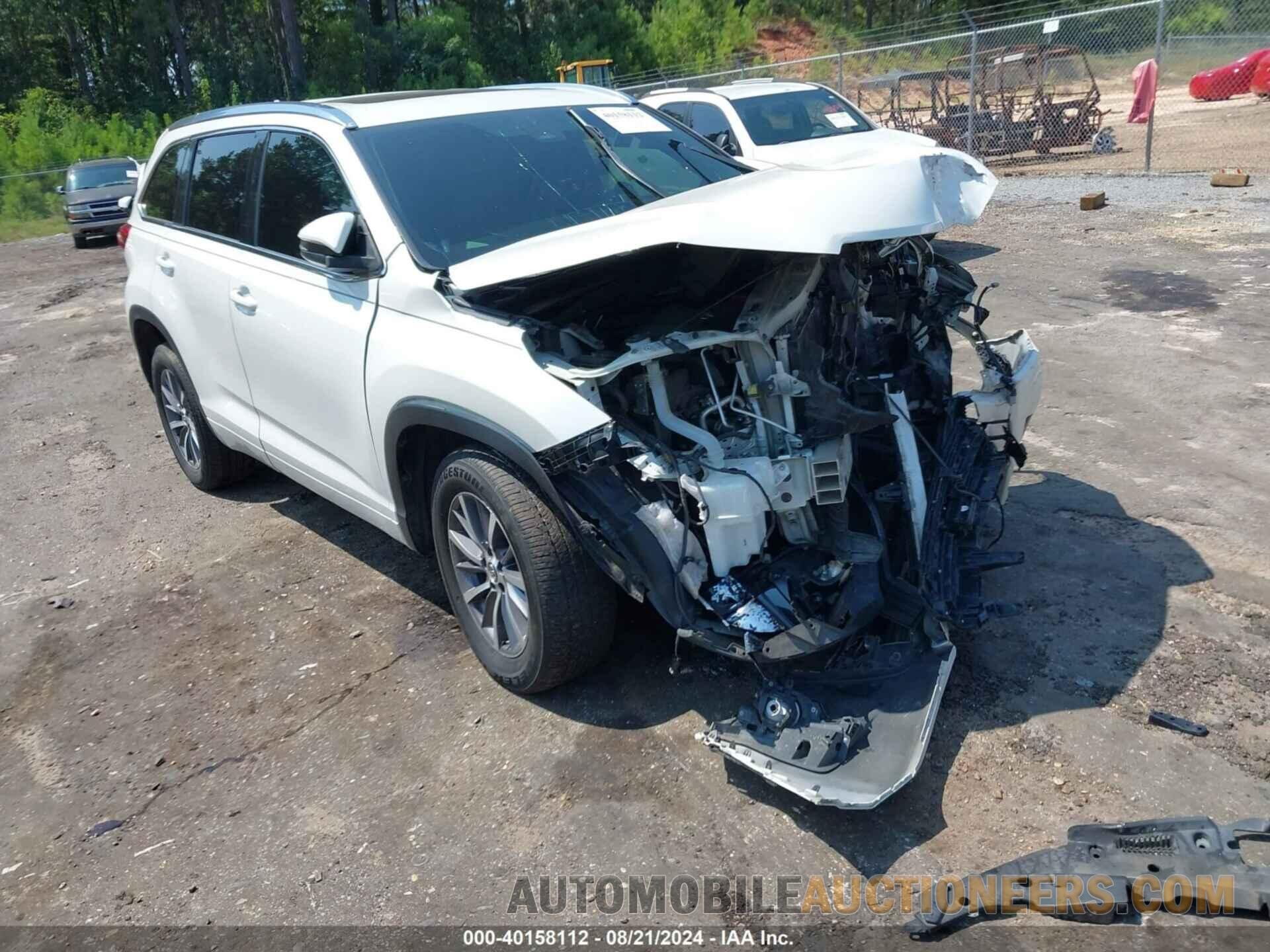 5TDKZRFH6HS517277 TOYOTA HIGHLANDER 2017