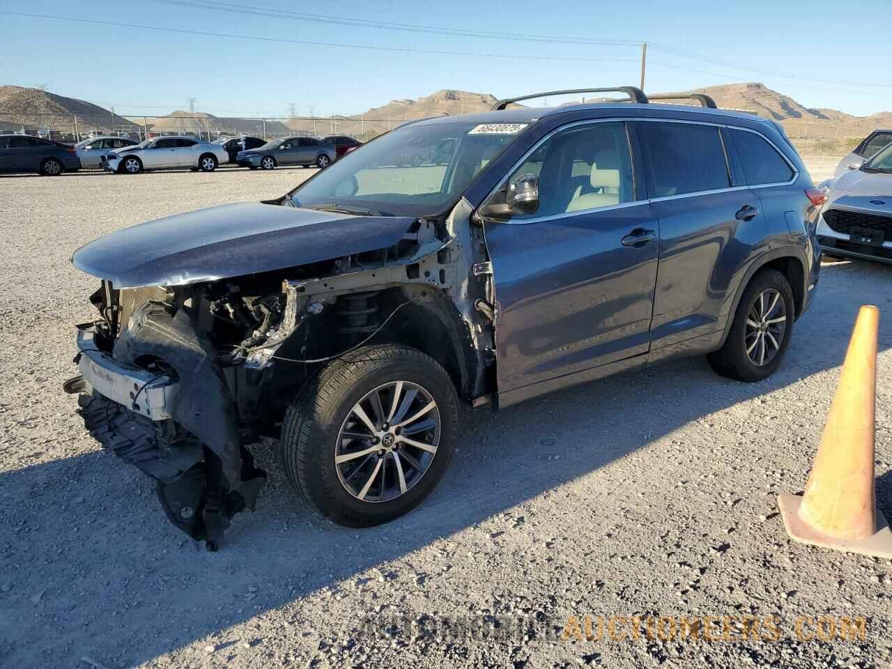 5TDKZRFH6JS245688 TOYOTA HIGHLANDER 2018