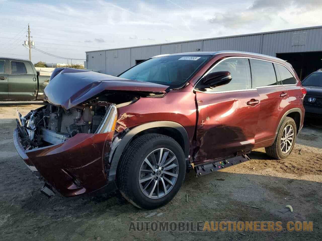 5TDKZRFH6JS267769 TOYOTA HIGHLANDER 2018