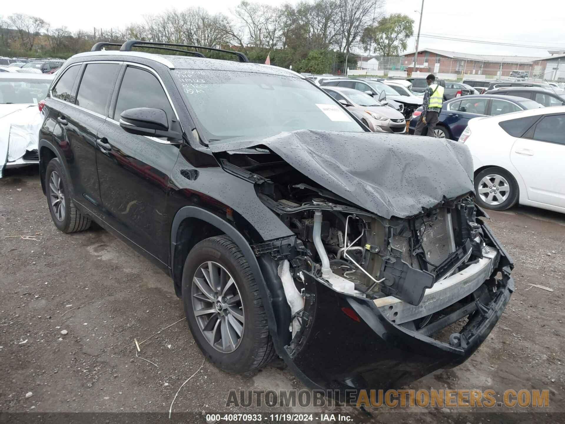 5TDKZRFH6JS278920 TOYOTA HIGHLANDER 2018