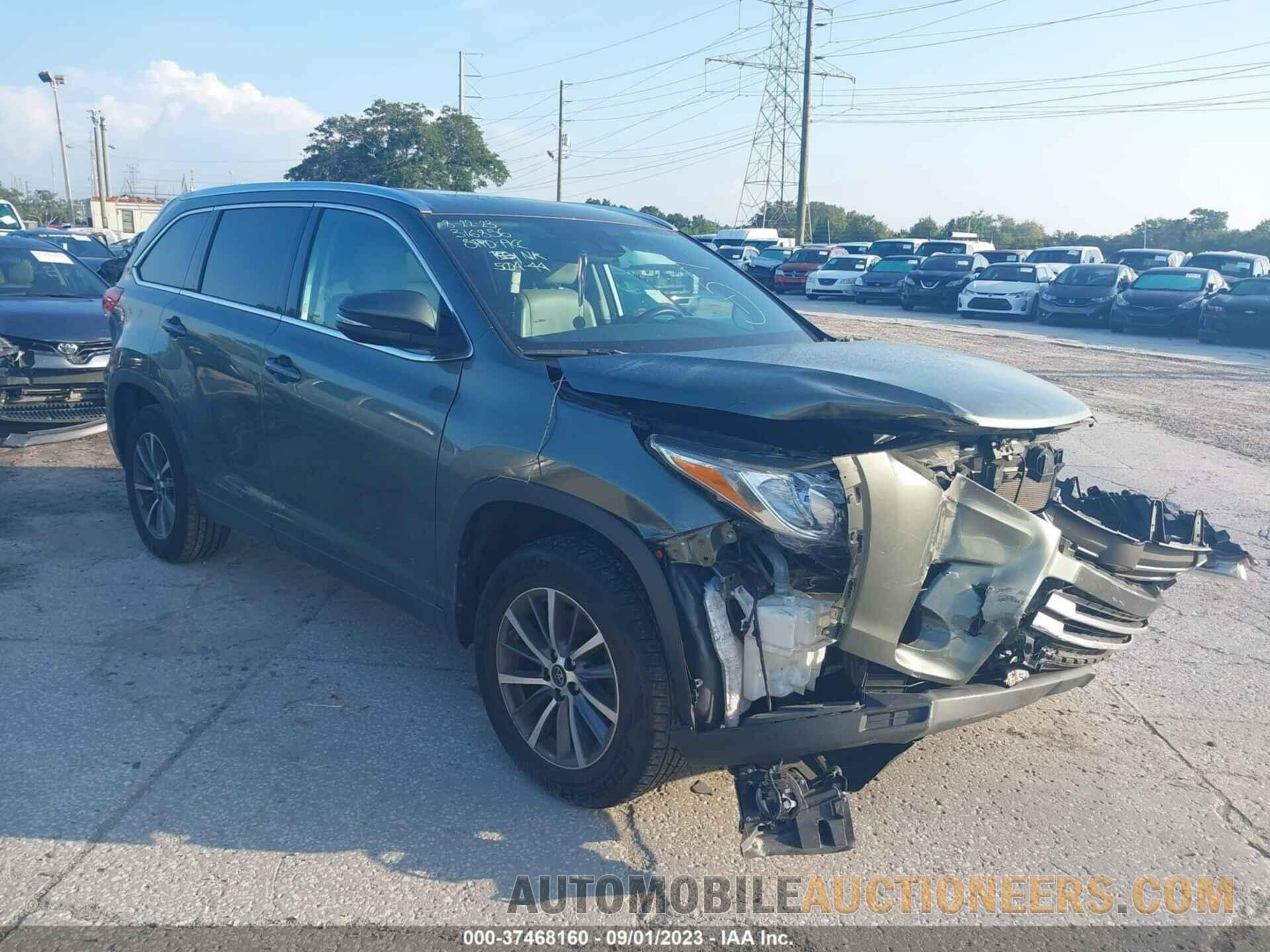 5TDKZRFH6JS284667 TOYOTA HIGHLANDER 2018