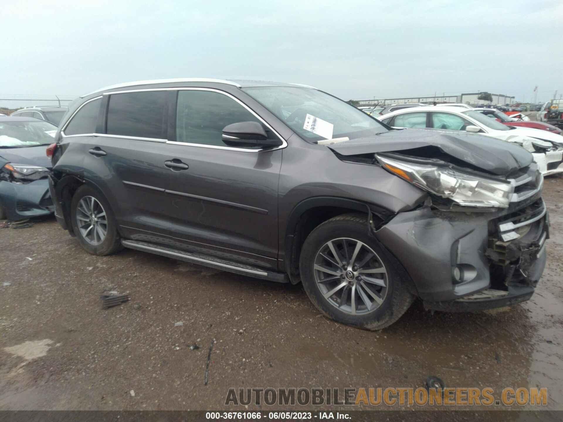 5TDKZRFH6JS284989 TOYOTA HIGHLANDER 2018