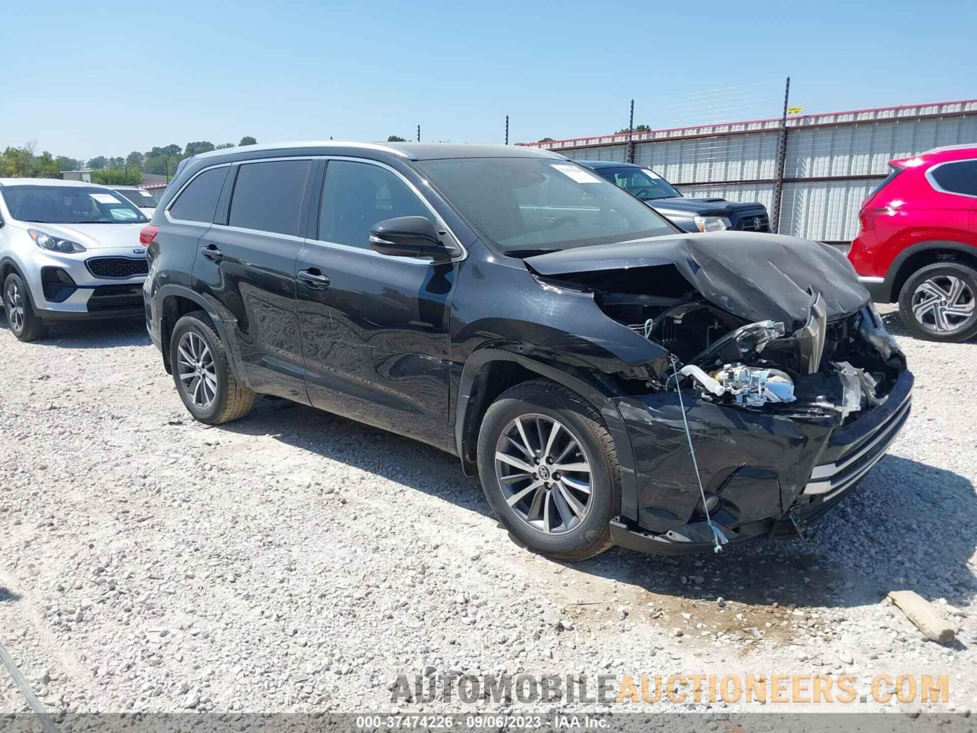 5TDKZRFH6JS287844 TOYOTA HIGHLANDER 2018