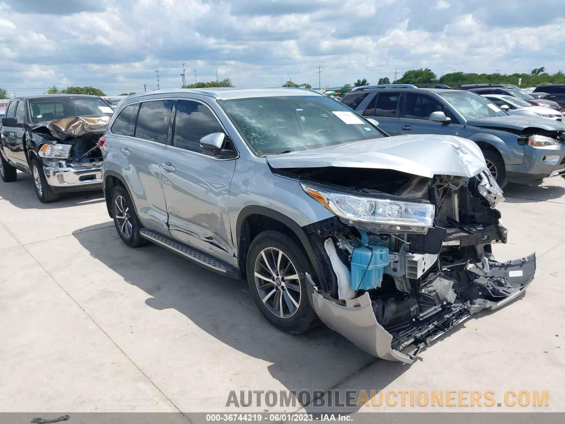 5TDKZRFH6JS543755 TOYOTA HIGHLANDER 2018