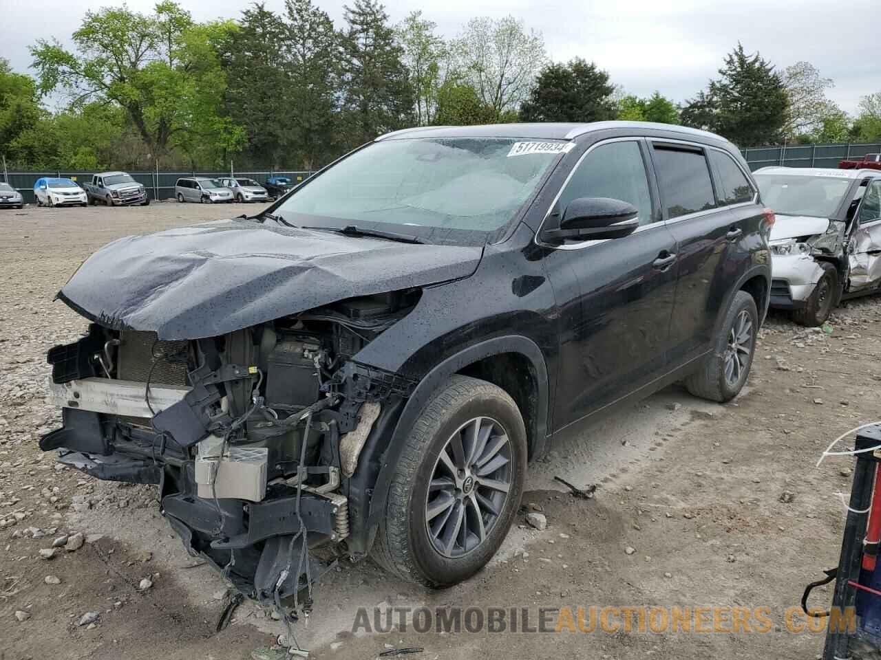 5TDKZRFH6KS313117 TOYOTA HIGHLANDER 2019