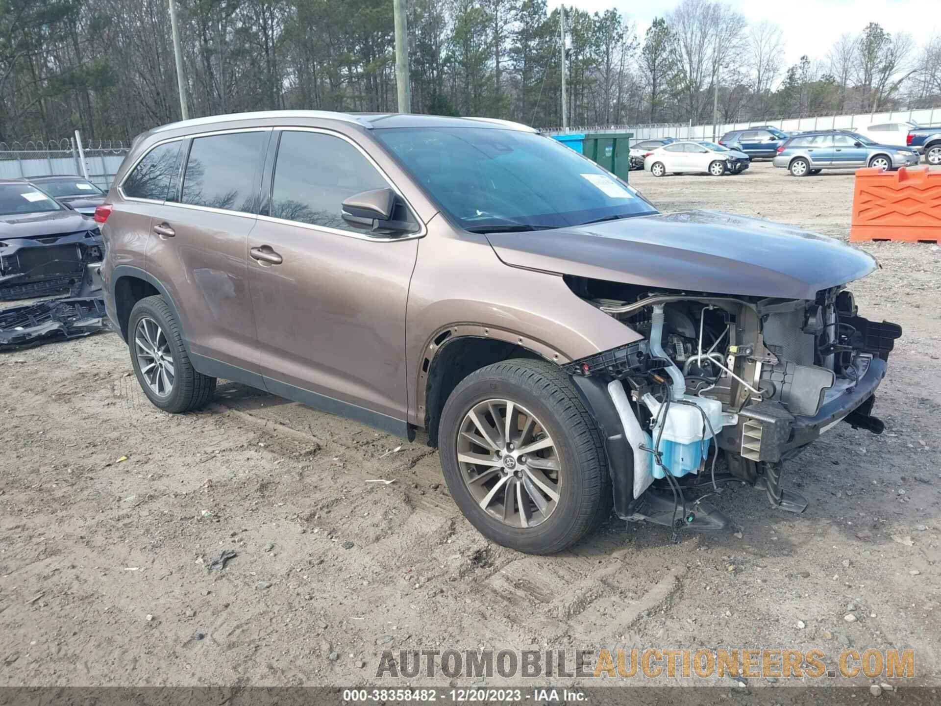 5TDKZRFH6KS348398 TOYOTA HIGHLANDER 2019