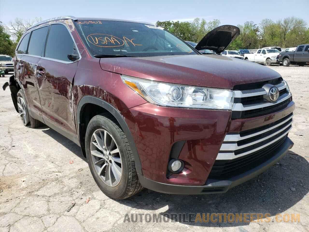 5TDKZRFH6KS365508 TOYOTA HIGHLANDER 2019