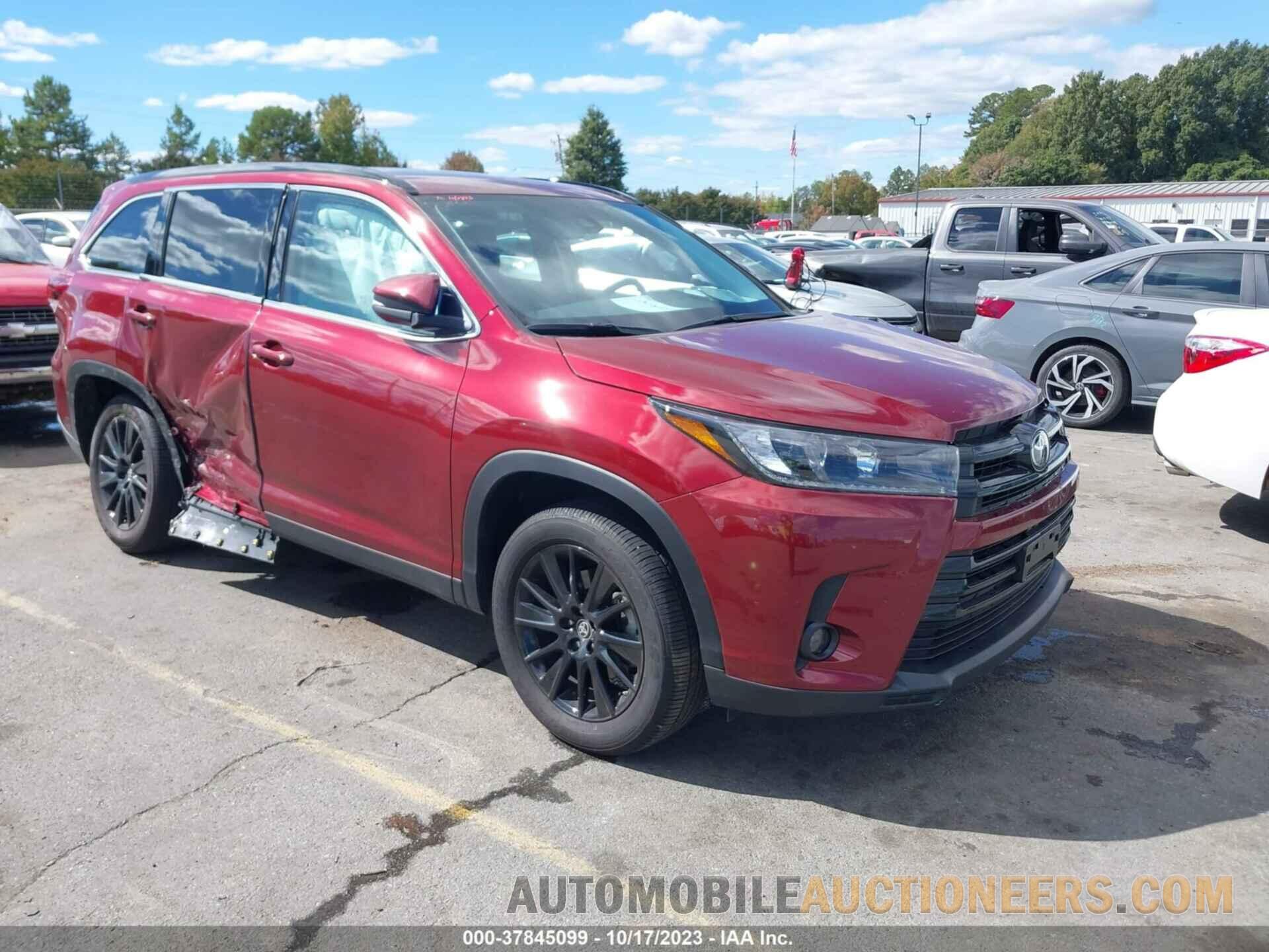 5TDKZRFH6KS368036 TOYOTA HIGHLANDER 2019