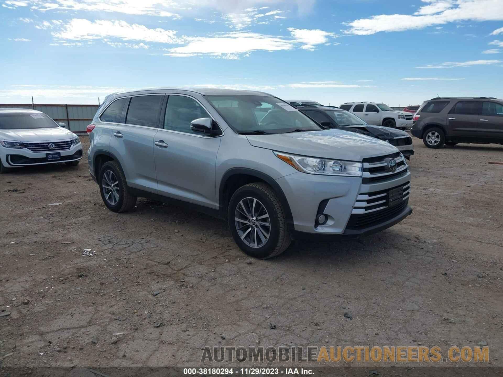 5TDKZRFH6KS553784 TOYOTA HIGHLANDER 2019